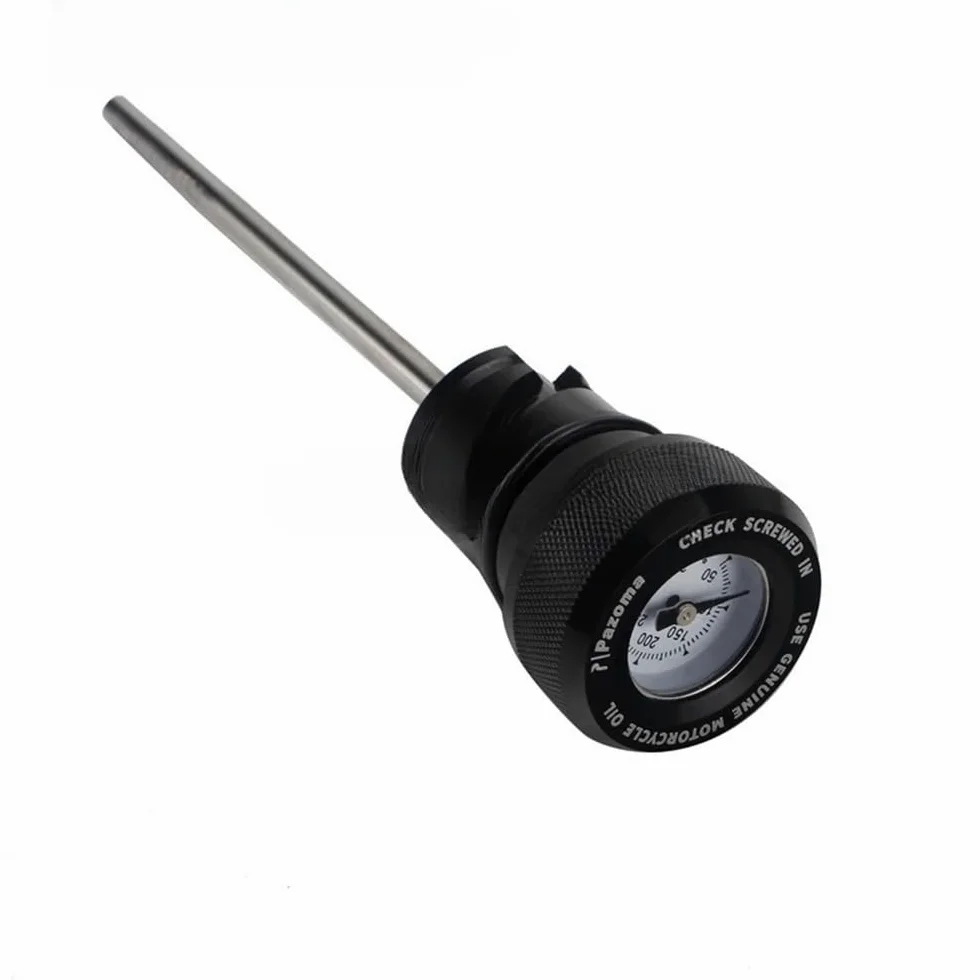 Para Softail Para FLHCS Para FLHCS Para FXLR Para FLSL Para FLSB Para FXST Varilla Medidora Motor Tapón Llenado Aceite Medidor Temperatura Depósito Aceite Varilla(WHITE)