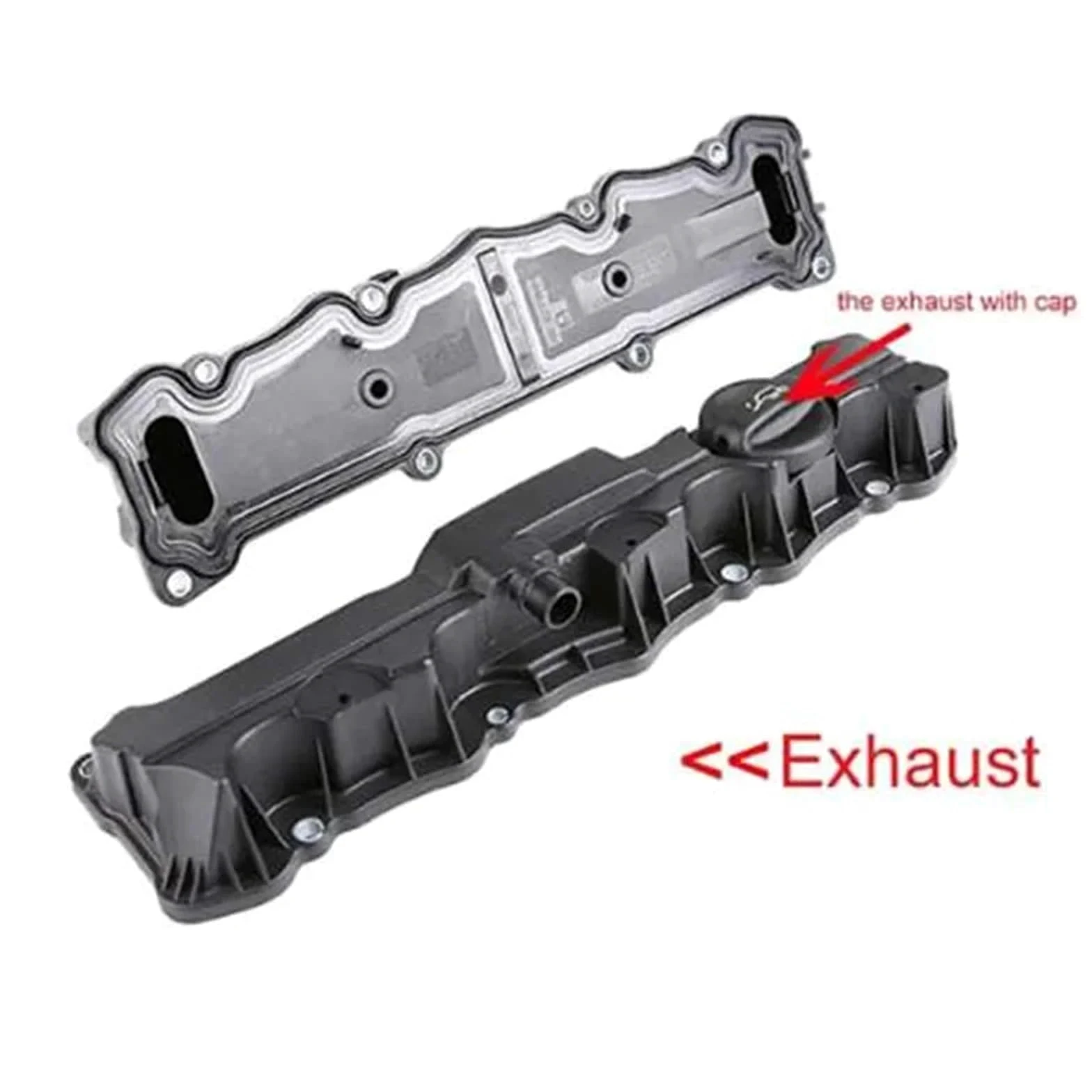 Junta de tapa de la cámara de la válvula de admisión y escape del motor con tapa para Peugeot 206, 207, 307, 308, 301, 308S, 2008 y 408. Juego de juntas(9658651780)