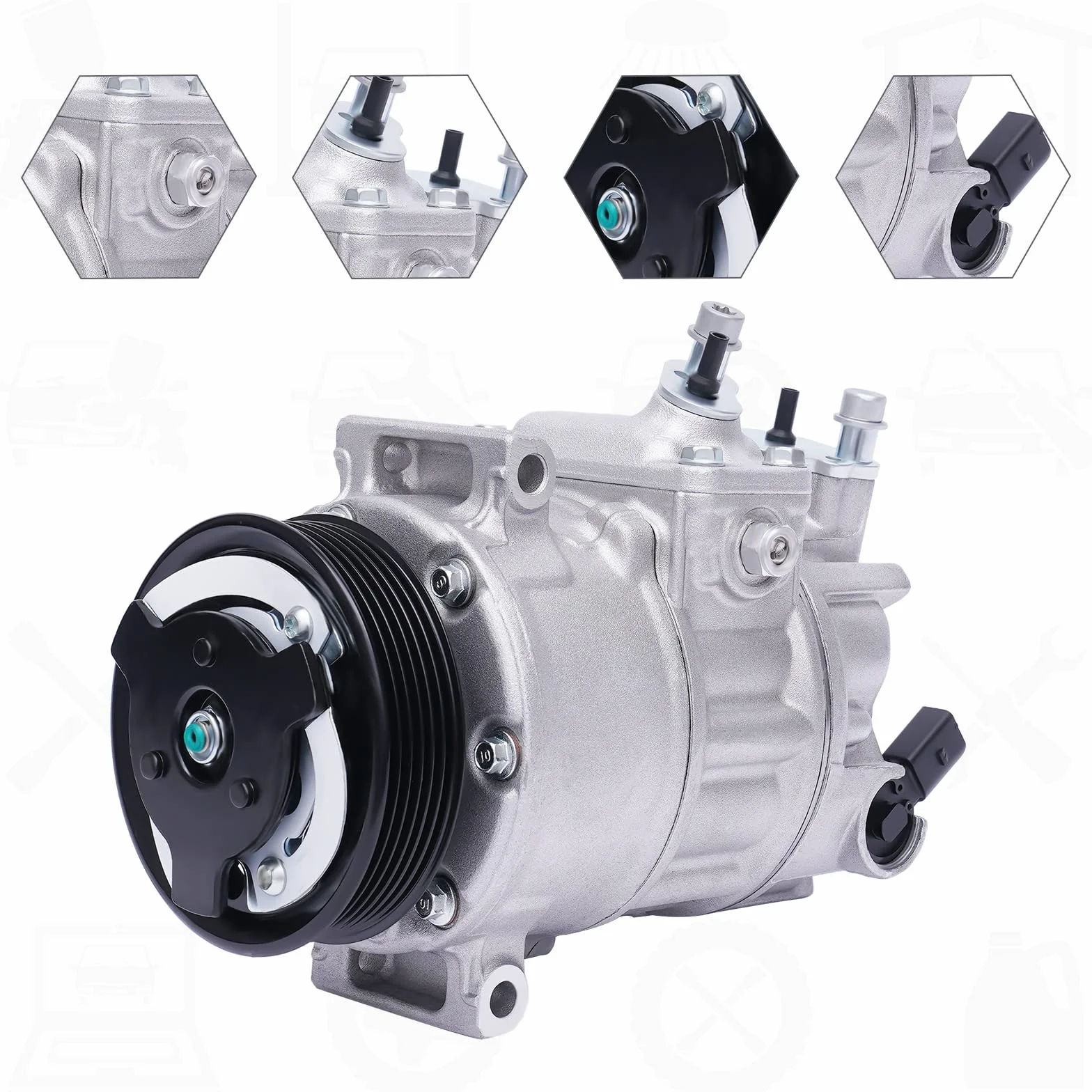 Compresor De Aire Acondicionado, 699357 Compresor De Refrigeración Eficaz, Para Coches, Camiones o SUV
