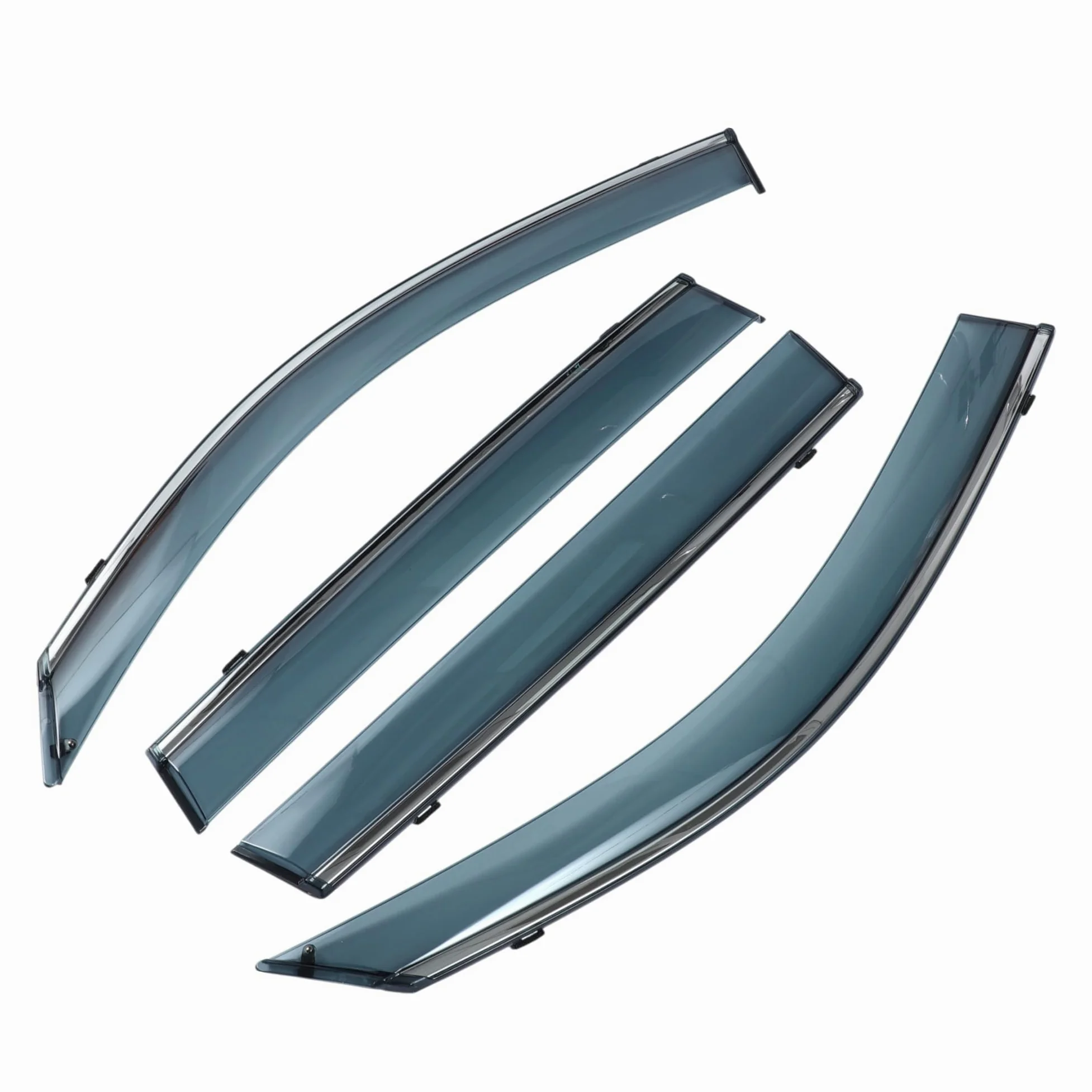 Deflectores De Ventana Para BMW X3 G01 2018-2023 Viseras De Ventana Lateral Guardabarros De Lluvia Viseras Solares Deflectores De Viento Juego De 1 Negro
