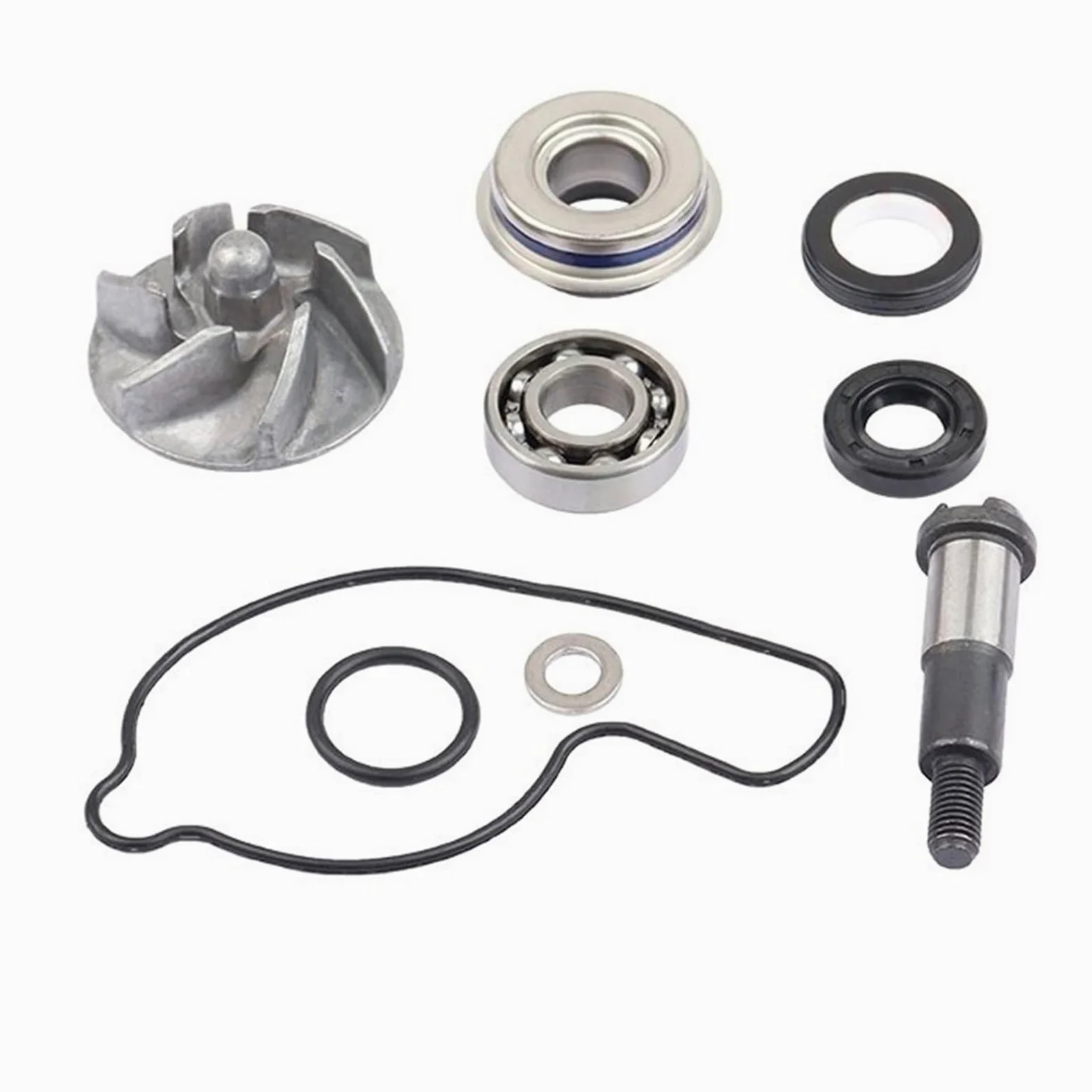 Cubierta para bomba de agua motocicleta Ajuste para Honda Dirt Bike Crf450x 2005-2018 Trx450er 2006-2014 Trx450r 2004-2009 Kit de reparación de bomba de agua