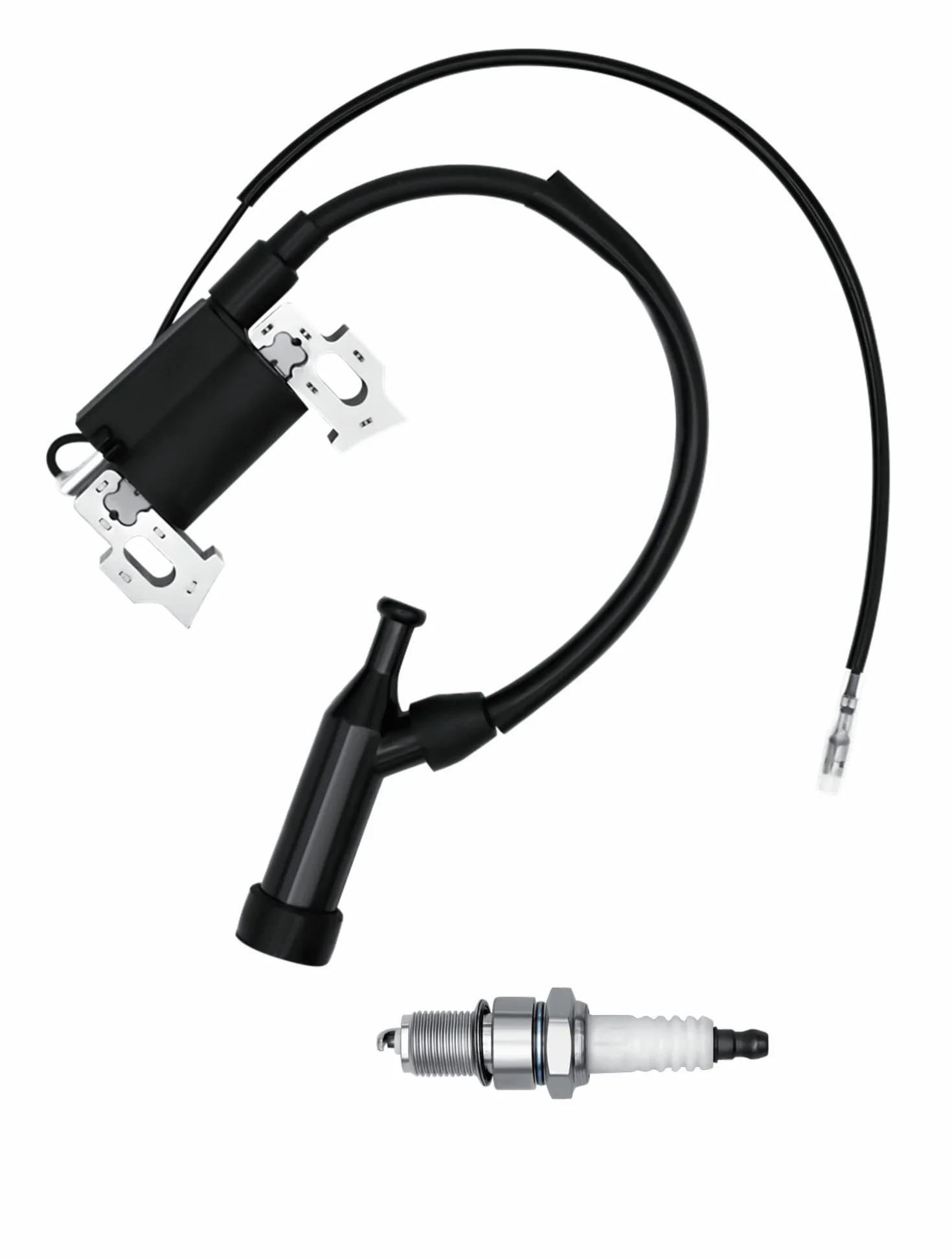 STRONGTHIUM Bobina de Encendido Compatible con Honda GX160 GX200 GX120, para Predator 212cc 224cc, Mini Moto Go Kart Coleman CT200U BT200X, Generador 3000W-4500W, con Bujía