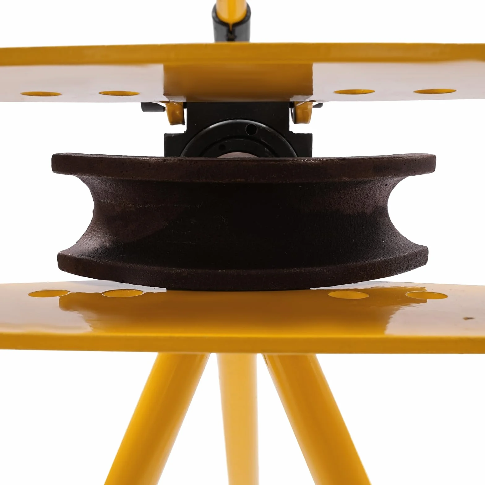 Dobladora de tubos hidráulica manual para flexión máx. 90°, fuerza de flexión hidráulica con 6 tubos de presión, juego de flexión potente, válvula de purga de aire, anillos de sellado