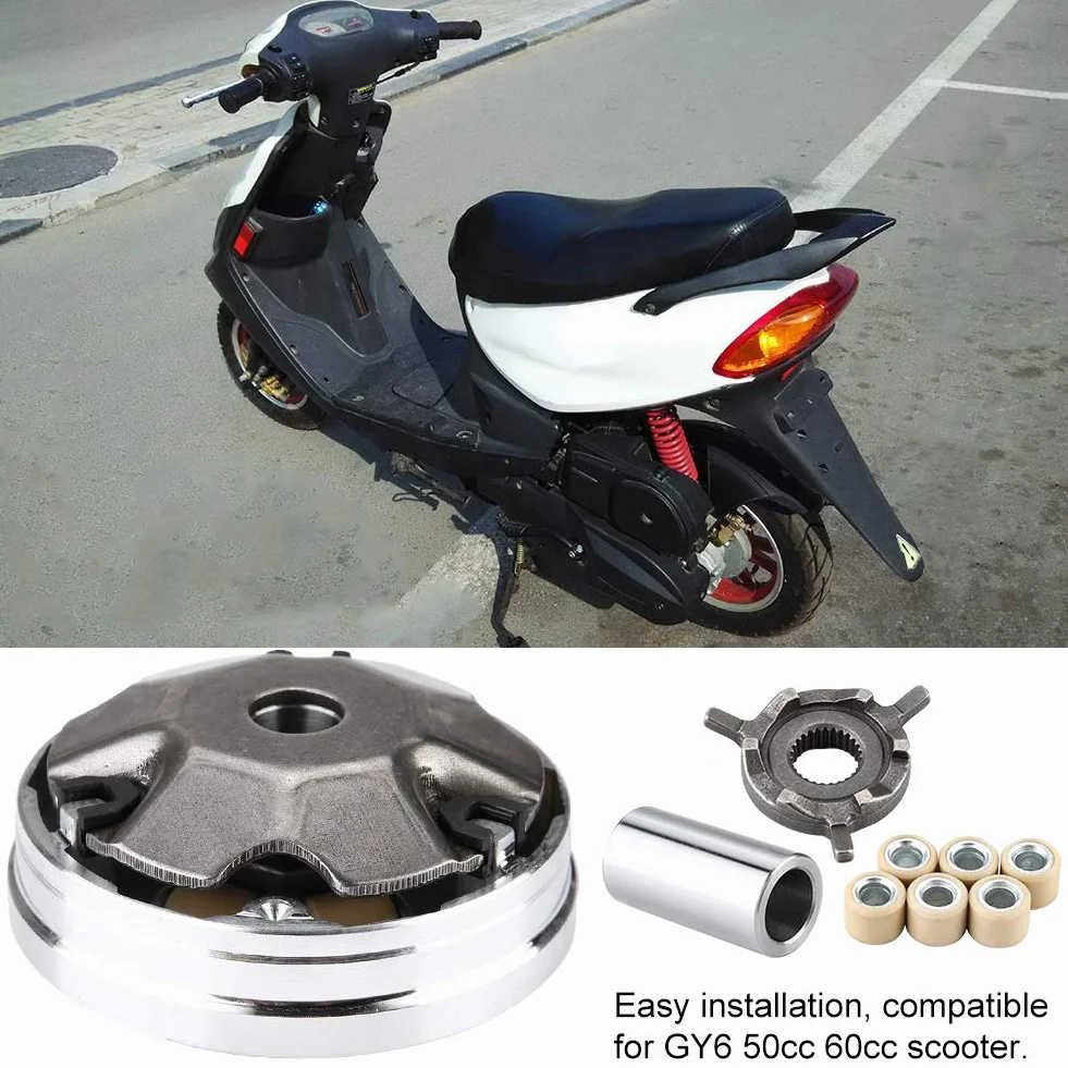 Kit de Variador de Carreras, Variador Delantero de Motocicleta, Repuesto de Variador de Ciclomotor para GY6 50cc 60cc para PGO ATV XL Rider 50