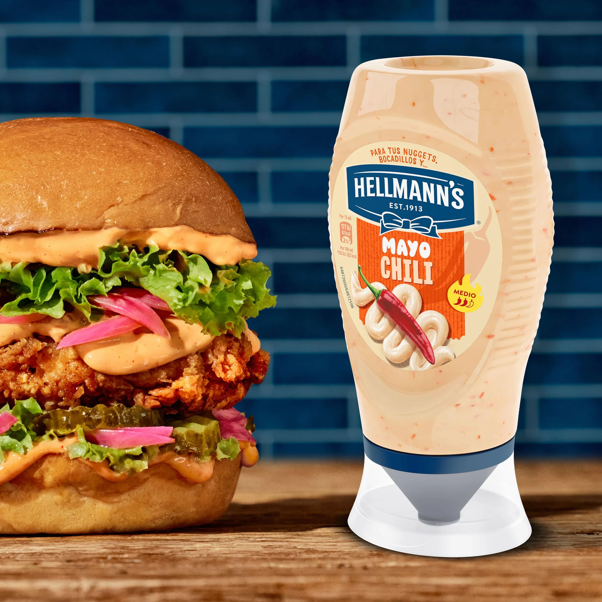 Hellmann's Mayo Chili Sin Gluten 250 ml