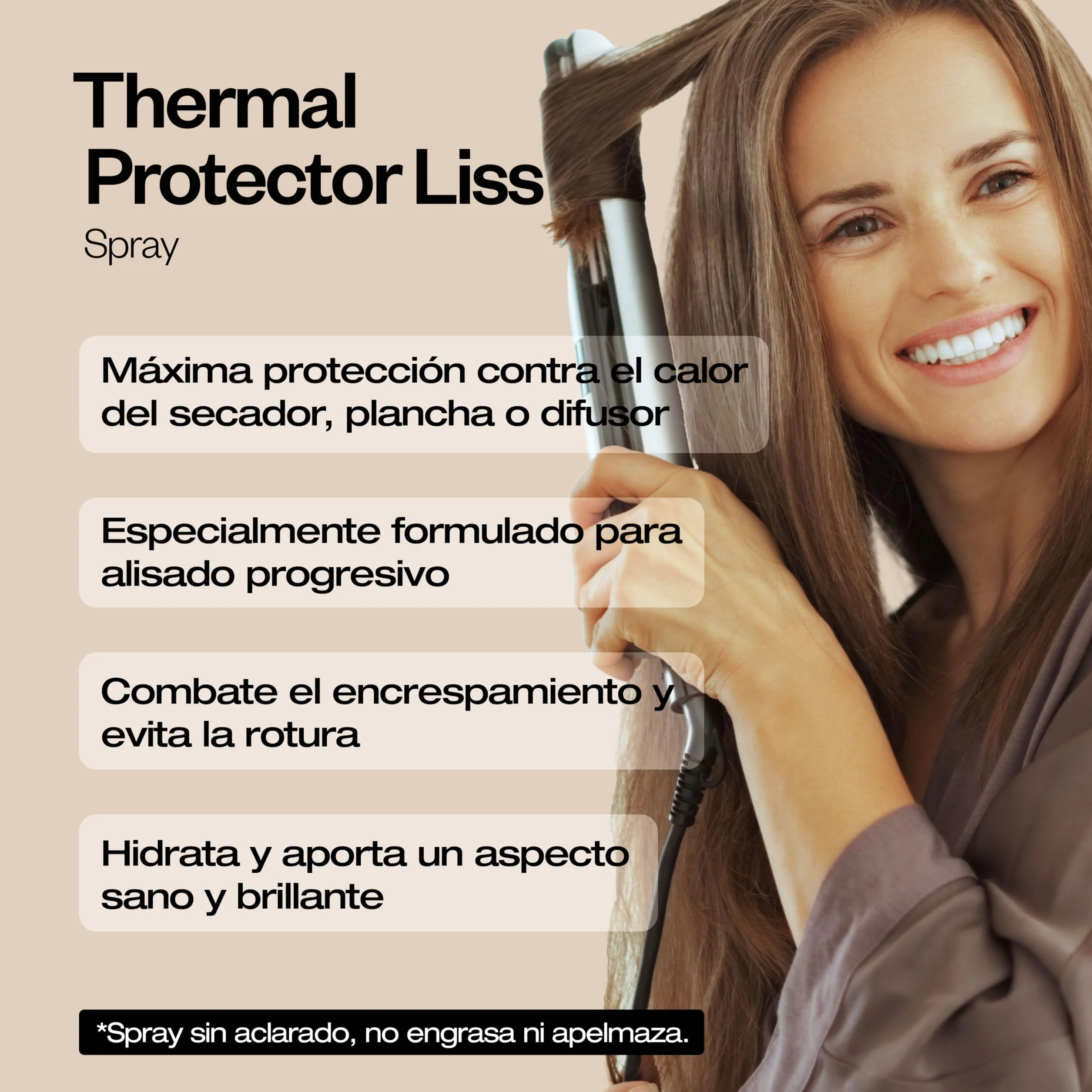 Abril et Nature Protector Térmico Reparador Keratin Liss Alisado Progresivo 200 ml