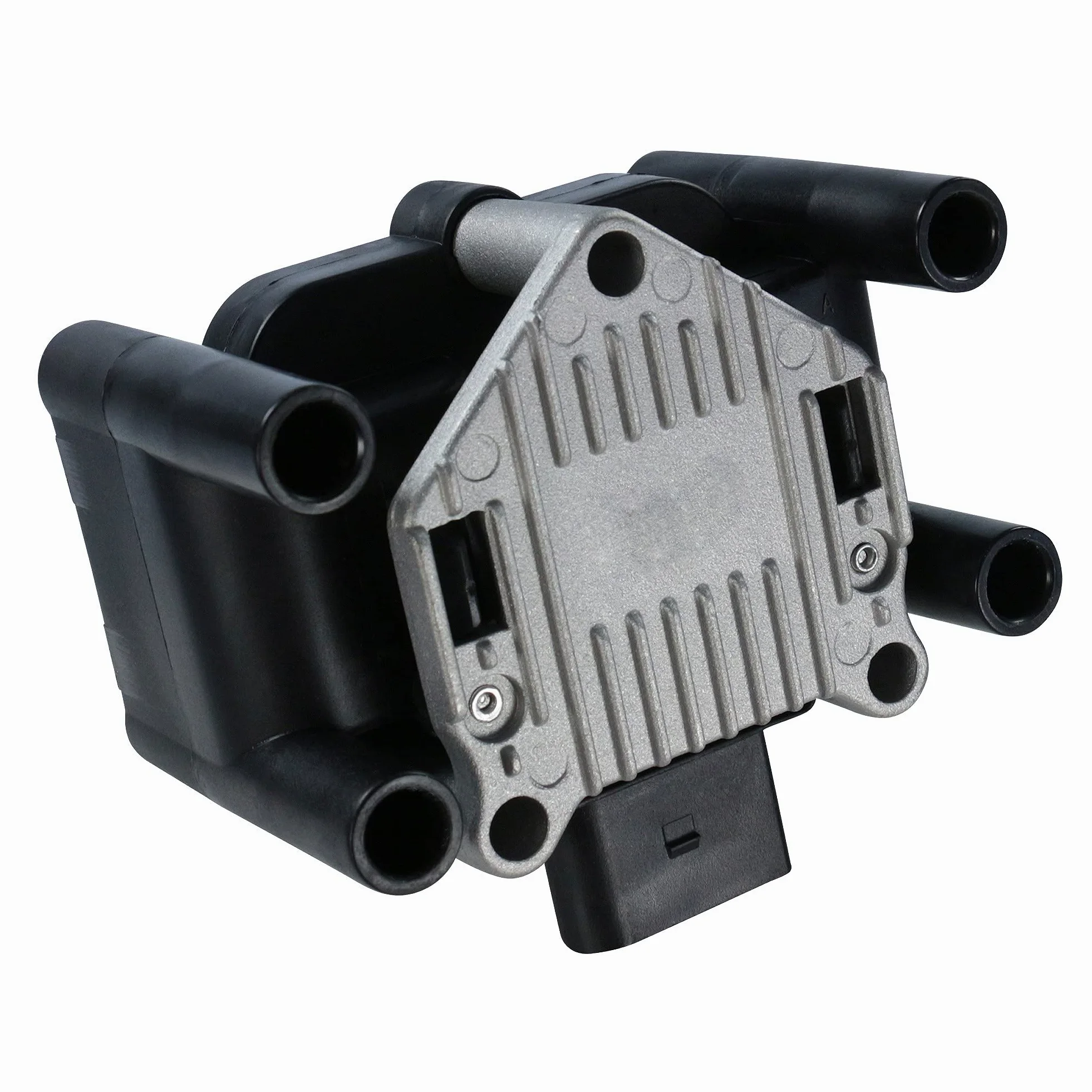 1x Bobina de encendido módulo de encendido de 4 polos + 4x cable | Compatible con: Seat Arosa, Inca, VW CADDY II Kasten/Großraumlimousine, LUPO I, POLO, POLO III CLASSIC, POLO Variant
