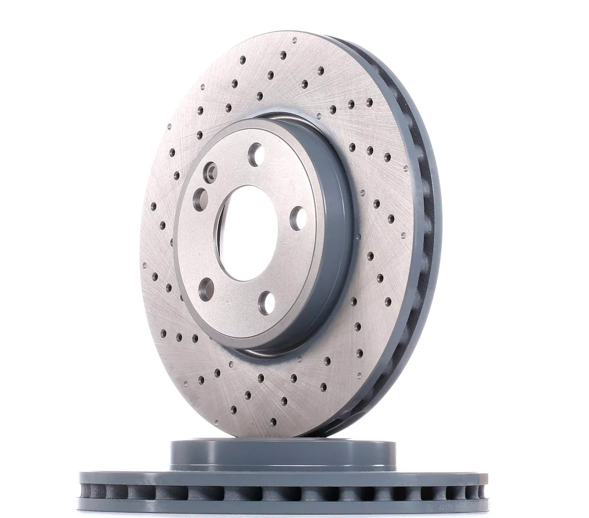2x FEBI BILSTEIN Disco de freno Delantero Ø295mm Espesor: 28mm Corona de Agujeros - Ø: 112mm perforado/ventil. int. 44188 Compatible con MERCEDES-BENZ Clase A W176 Clase B W246, W242 CLA Coupé C117