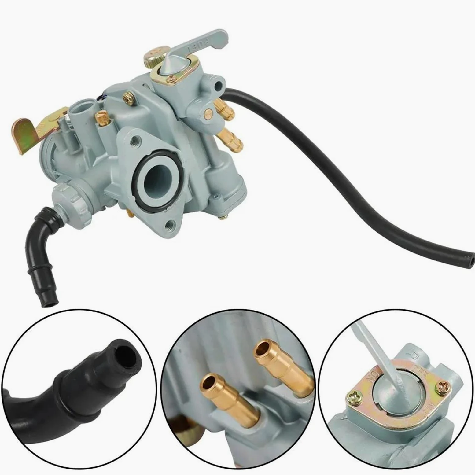 Carburador Metálico Carburador con Cable del Acelerador para CT70 para Trail 1969 1970 1971 1972 1973 1974 1975 1976 1977 para K0 para K1 para K2 para K3 Carburador Carburadores para Moto