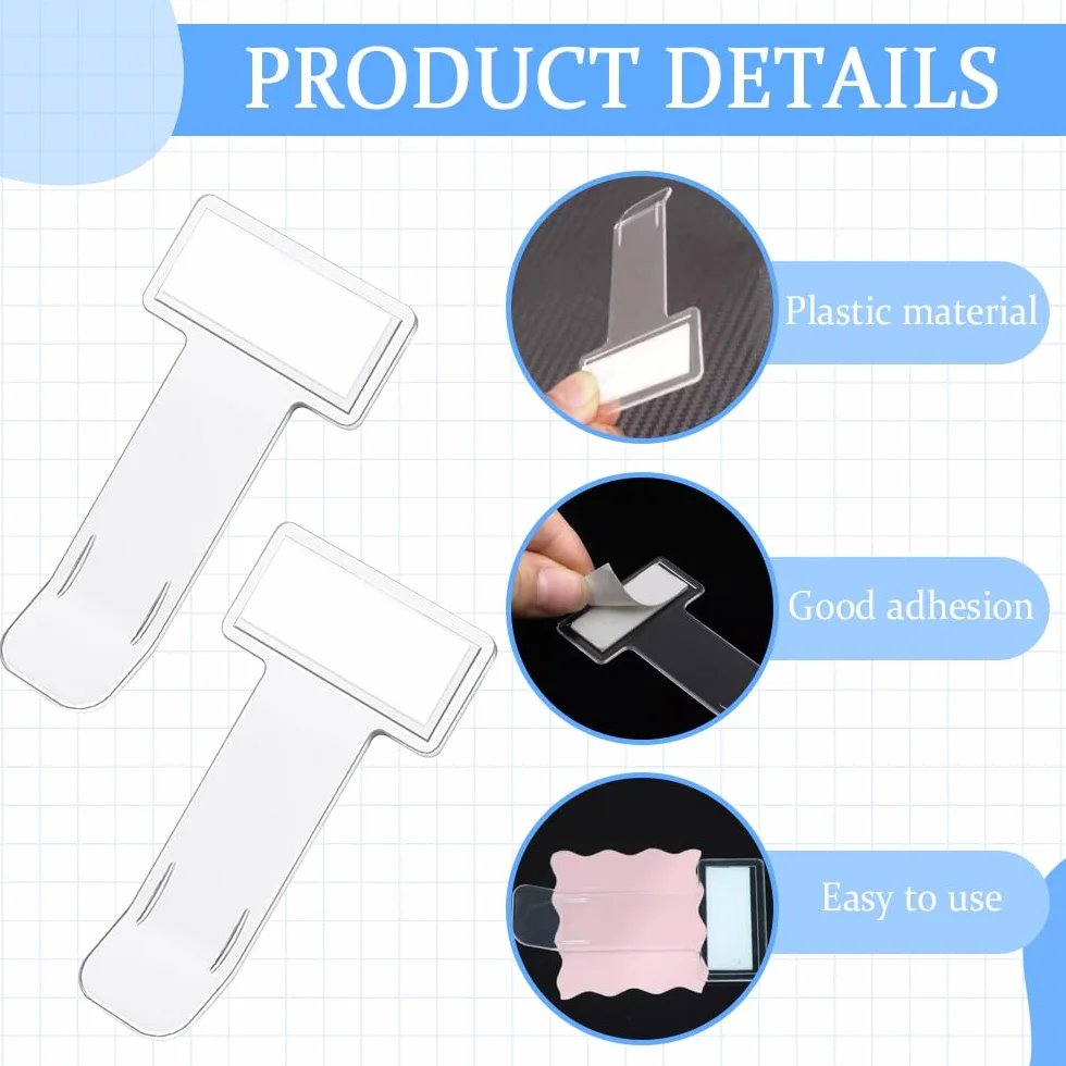 20 Piezas Clip para Boletos de Parabrisas Autoadhesivo Pinza Transparente Ticket Coche Soporte Pinzas de Plástico para Billetes de Aparcamiento para Coches Caravanas Camiones Parabrisas