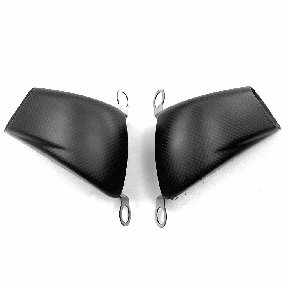 Refrigeración de pinza de freno Pinza delantera de motocicleta de 100 mm y 108 mm, cubierta de radiador, conductos de aire, montaje de refrigeración de frenos, piezas modificadas(Plain Gloss 108MM)