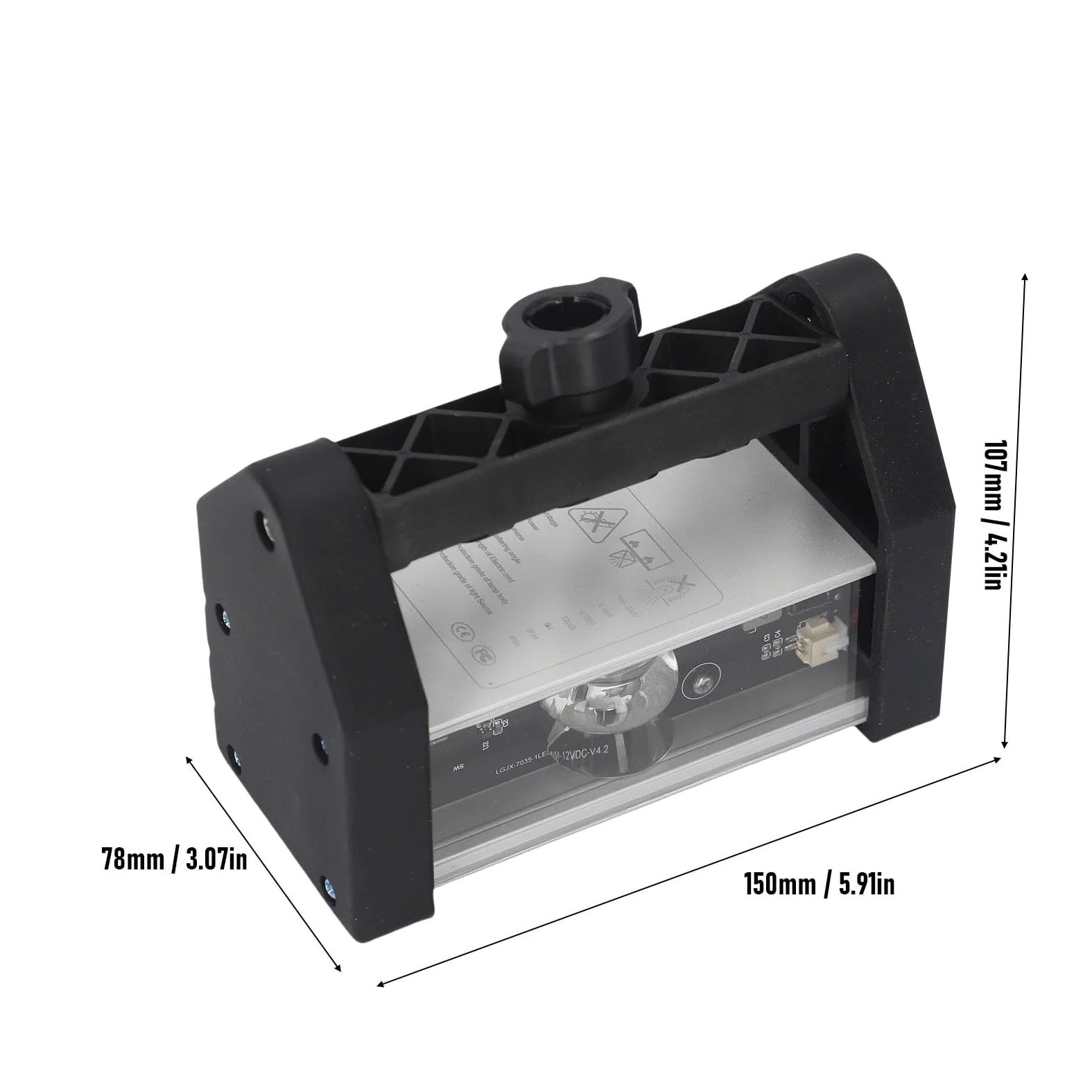 Fabater Lámpara de Inspección de Pintura de Pared, Luz de Mantenimiento Portátil LED de 1500 Lm, Luz de Inspección de Pulido de Pared, Lámpara de Aceptación de Pulido de, Brillo (ABS+gel de sílice)