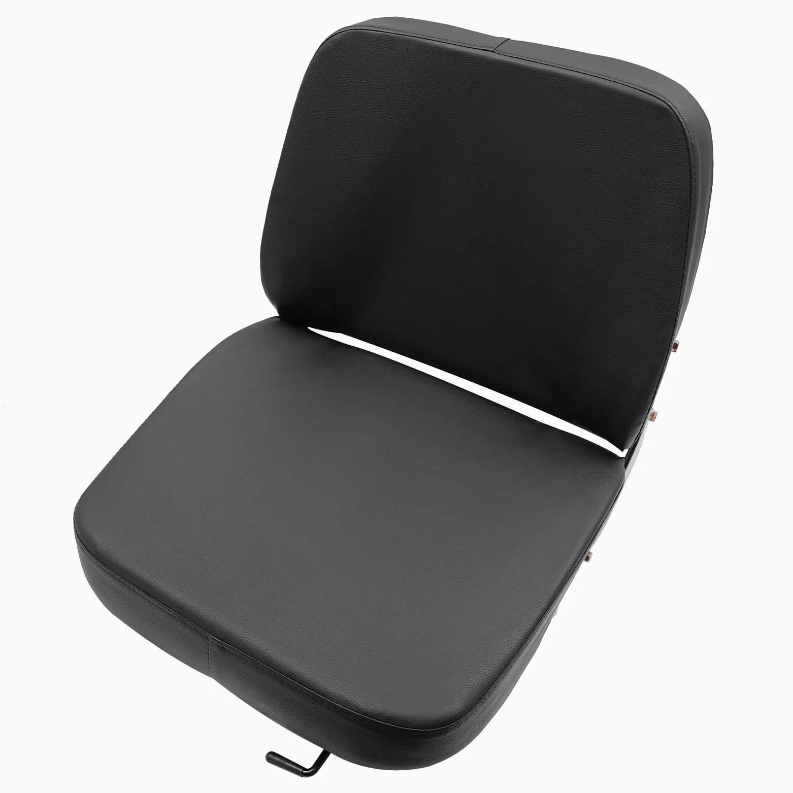 Asiento universal universal para carretilla elevadora, asiento ajustable de PVC esponja de acero para tractor, cortacésped, excavadora