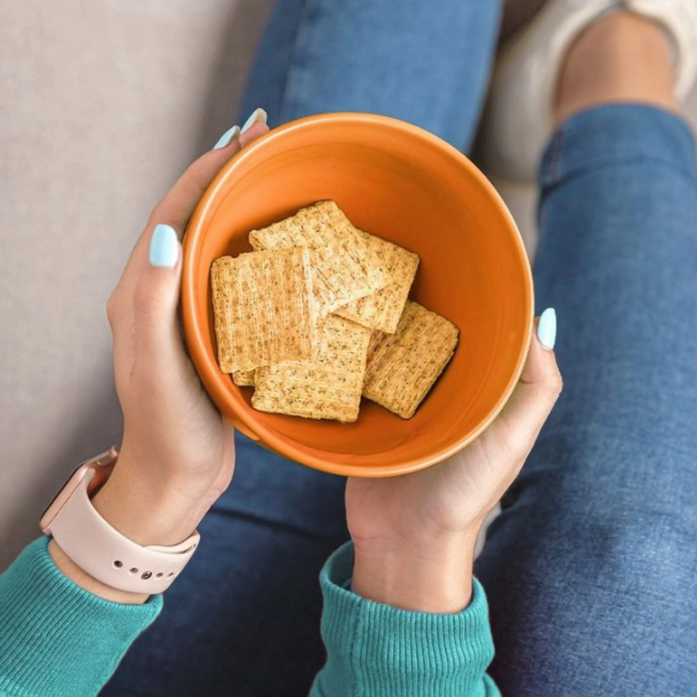 Original Whole Grain Wheat Crackers, Vegan, Family Size, 12.5 oz