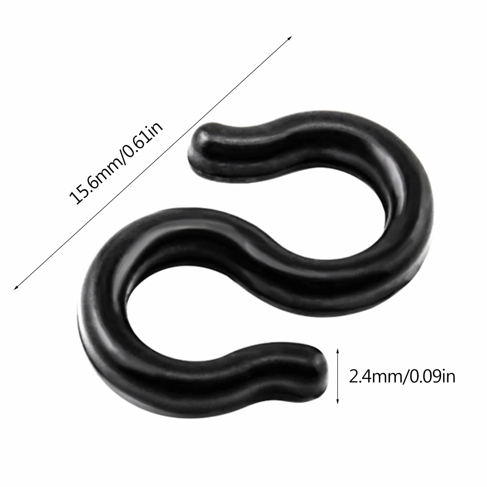 Clips de cable de bicicleta, clips de cable de freno, clips de gancho en S, clips de hebilla de guía para carcasa de engranaje de freno de bicicleta