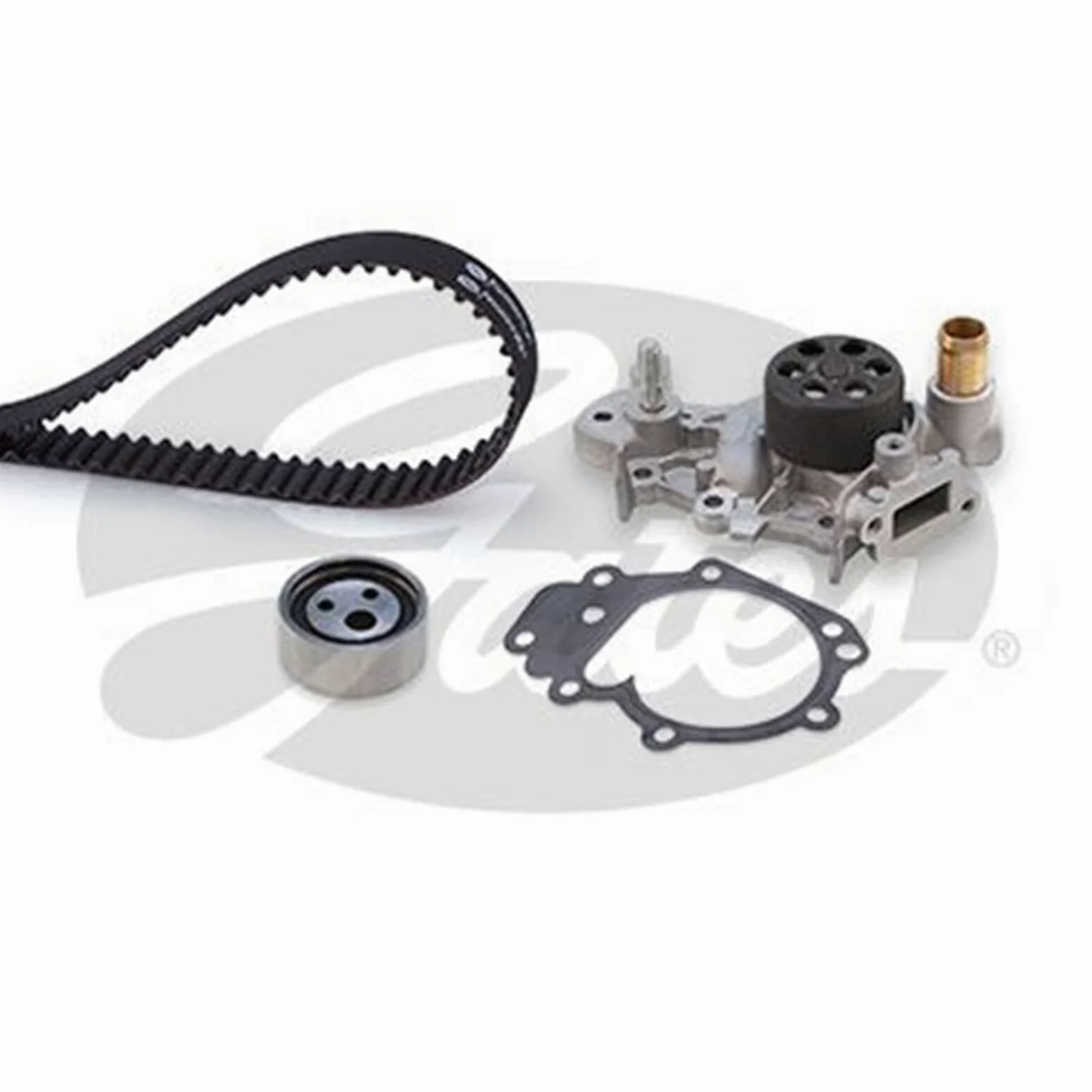 GATES KP25454XS Bomba de agua + kit de correa de distribución Número de dientes: 87 17 mm con bomba de agua Compatible con RENAULT Clio 2 Hatchback BB, CB Twingo 1 C06 Clio 1 B/C57, 5/357