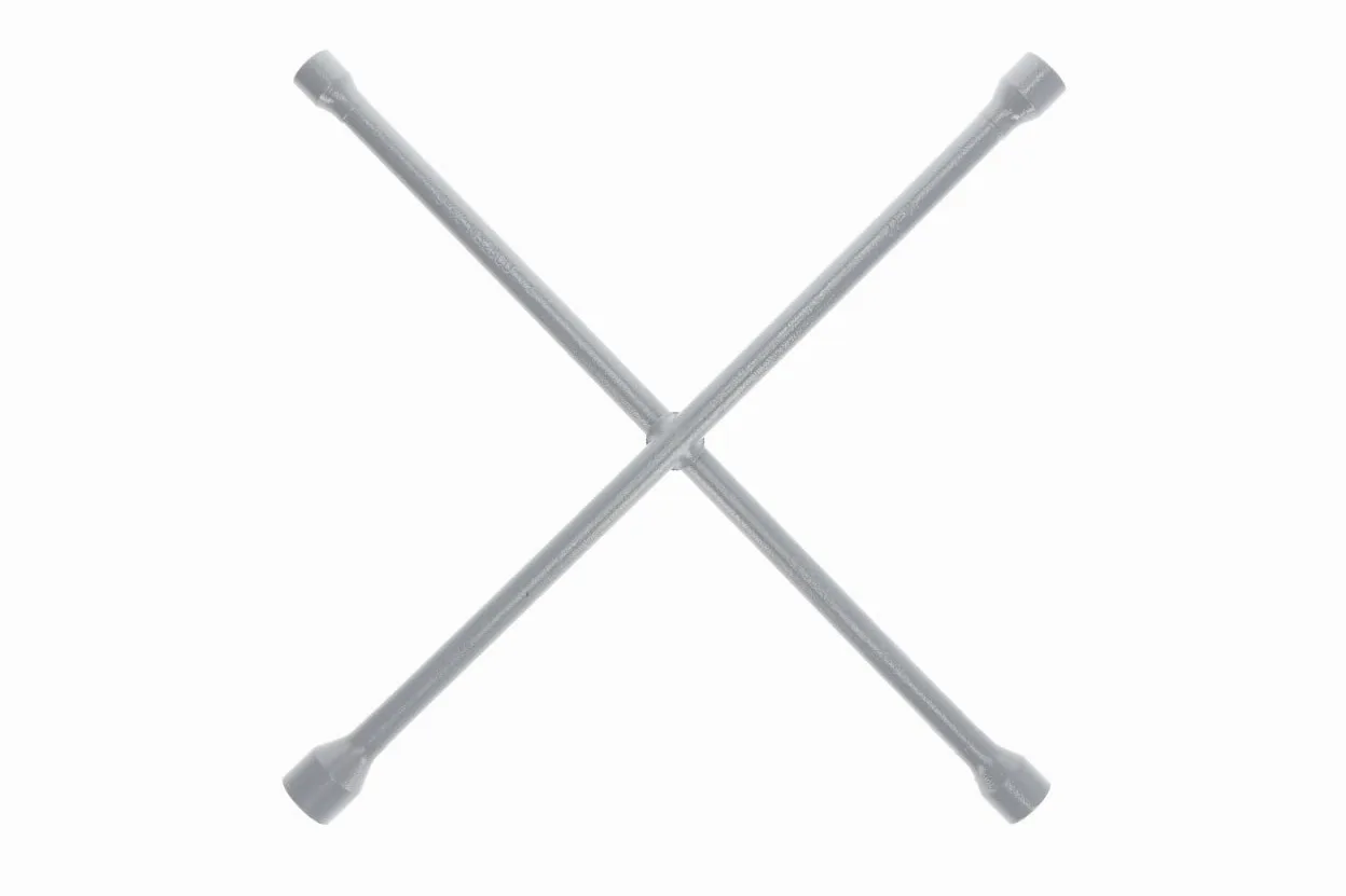 GEDORE Llave tipo cruz, Para camión/autobús/tractor, Anchos de llave 19 x 24 x 22 x 27 mm, Llave en cruz para ruedas, Cambio de neumáticos, Herramienta, 28 CU