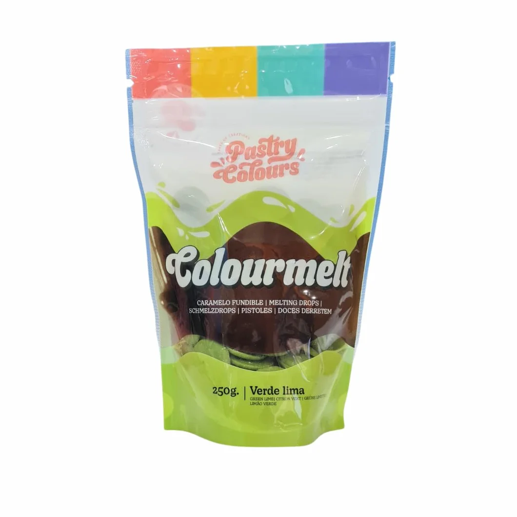 Melts Verde Lima - Chocolate para Fundir - Cobertura para Pasteles - 250g