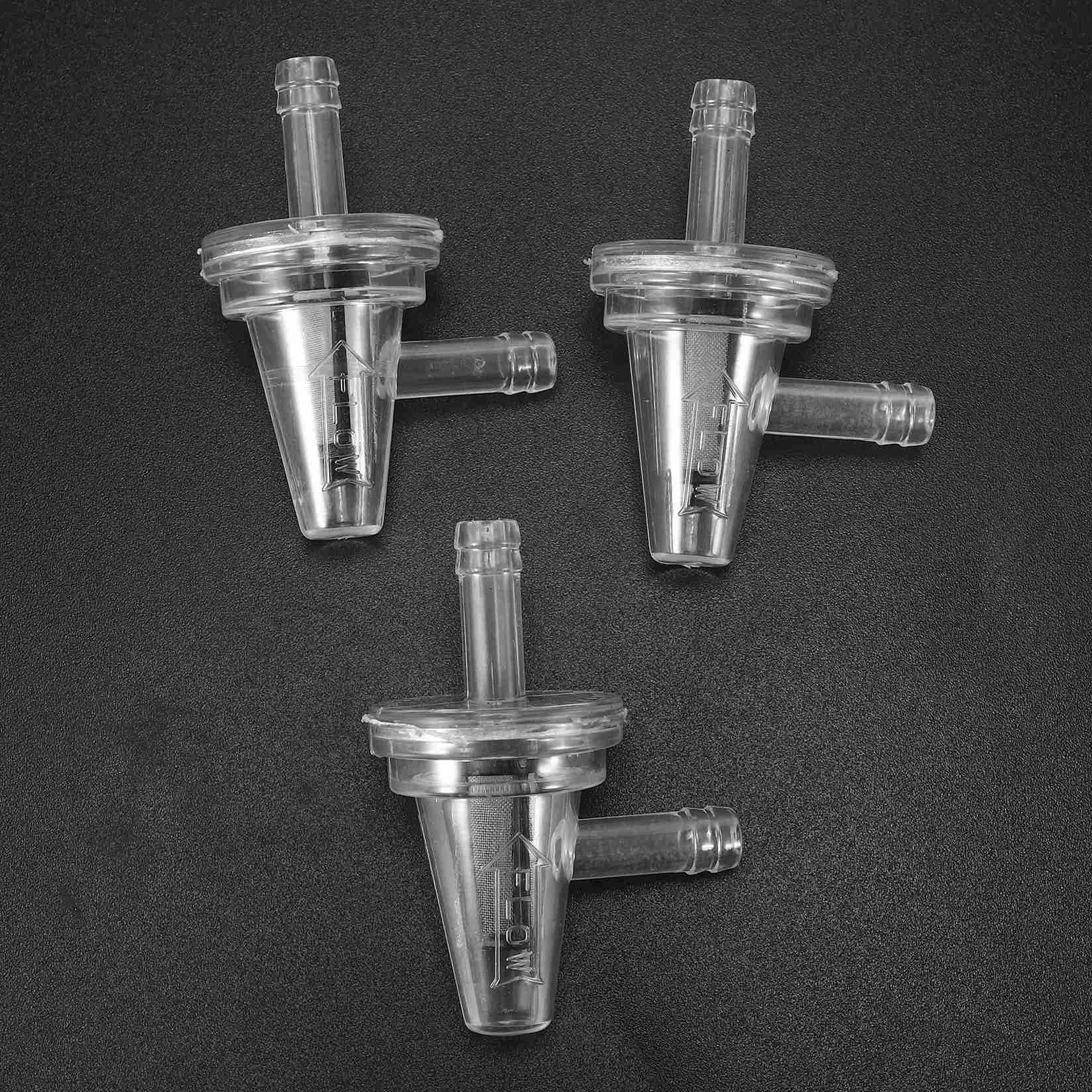 Filtro de Combustible en Línea de ÁNgulo Recto de Motocicleta Universal de 60 Uds, Líneas de Manguera de 1/4 Pulgadas Y 6mm para