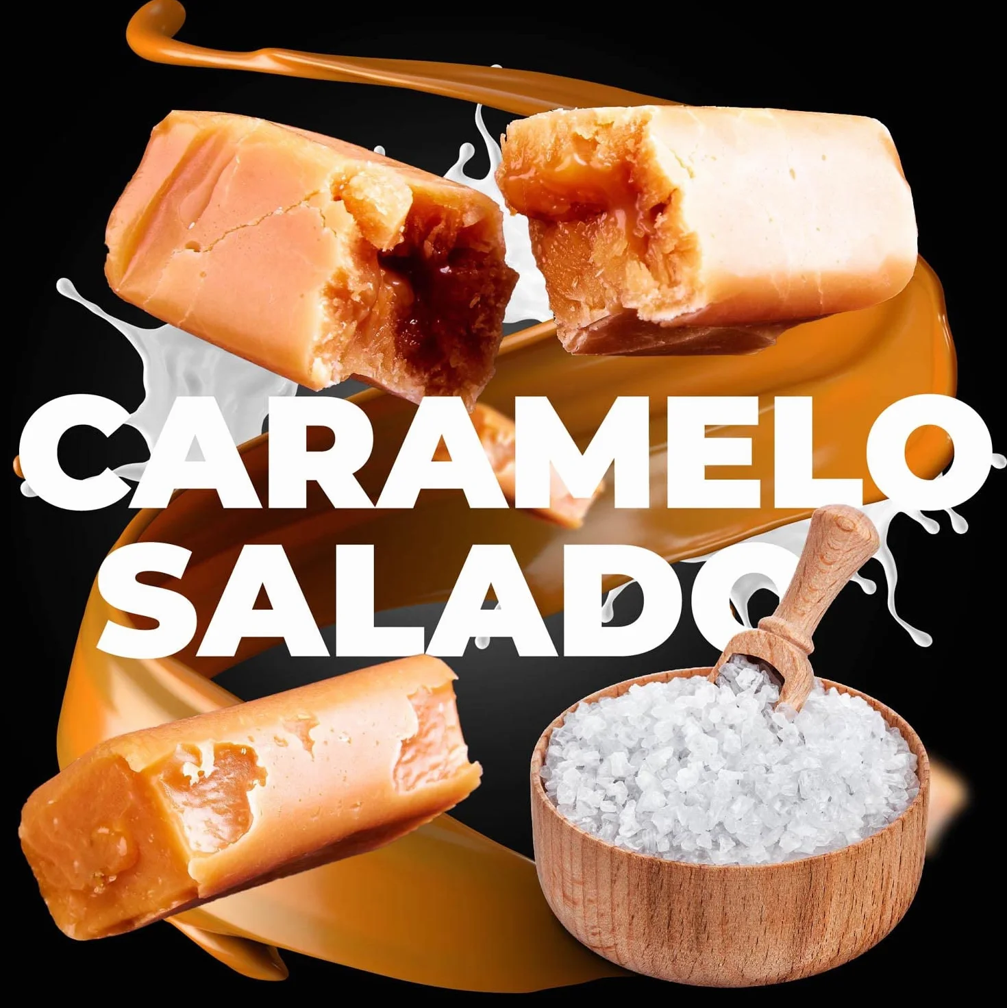 Mr Fudgesto Caramelos Tradicionales Sabor Caramelo Salado Toffee Artesanales Caja 900g