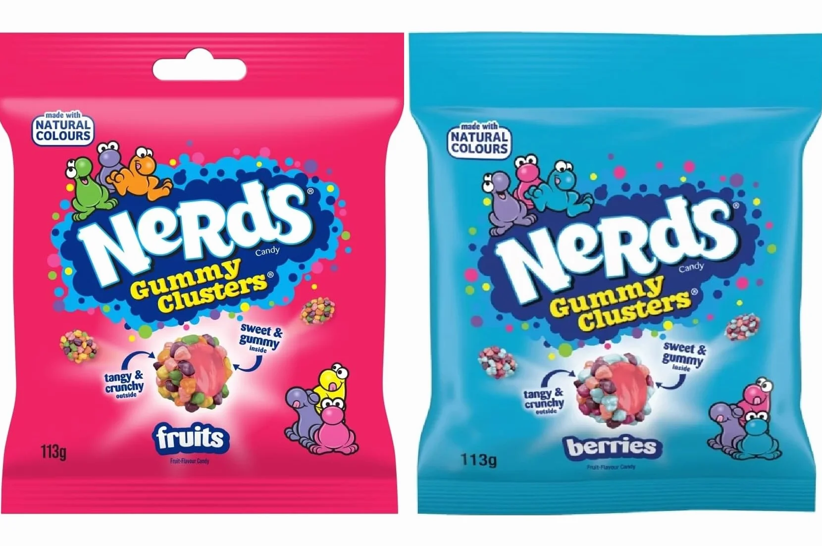 Nerds Gummy Clusters Mix XXL 113 g cada uno 226 g