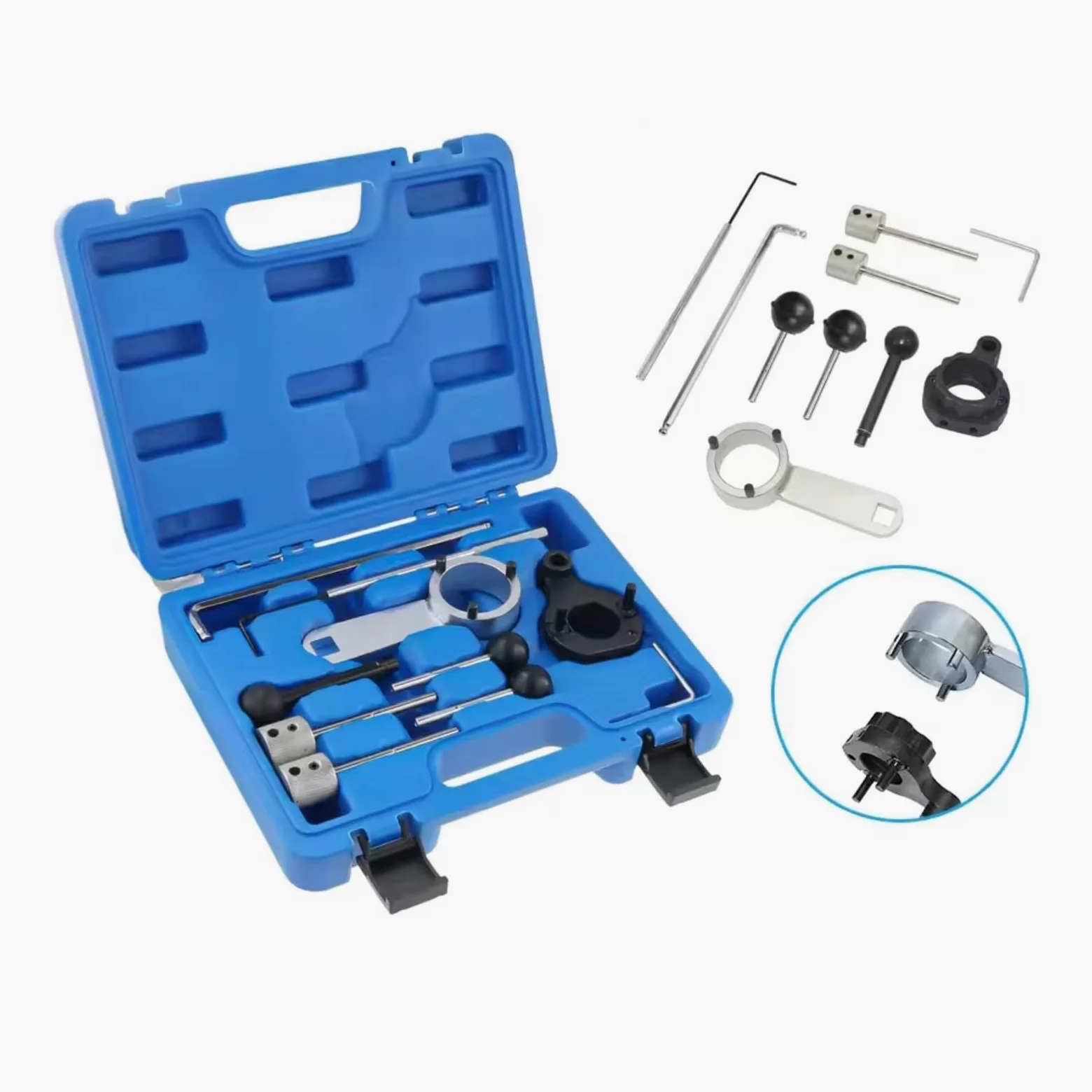 Juego Herramientas Correa Distribución Árbol Levas Motores Diésel Common Rail 1.6L 2.0L para TDI para CR T10051 T10490 T10264 Compatible con Skoda 2012-2025 Kit Calado Distribucion