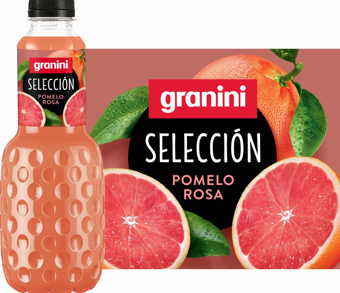 Granini Bebida de Pomelo Rosa Pack 6 x 1L
