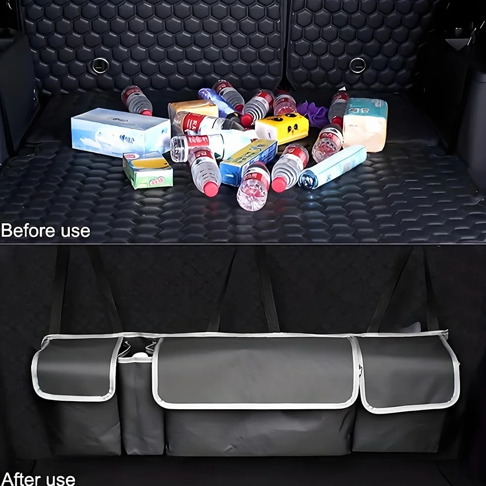 Organizador de maletero, bolsa de almacenamiento plegable, impermeable