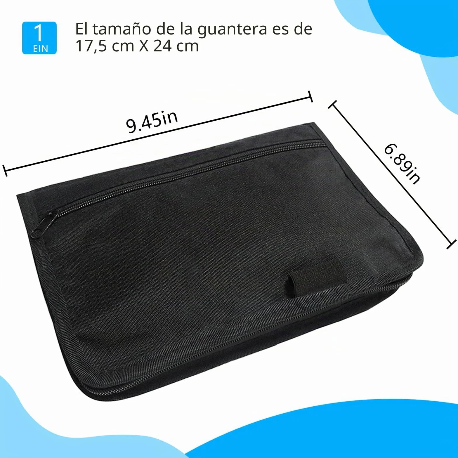 Portadocumentos Coche A5, Carpeta de Coche Documentación Impermeable, Multibolsillos, Ligera y Portátil – Organizador para Licencia de Conducir, Papeles del Auto y Accesorios