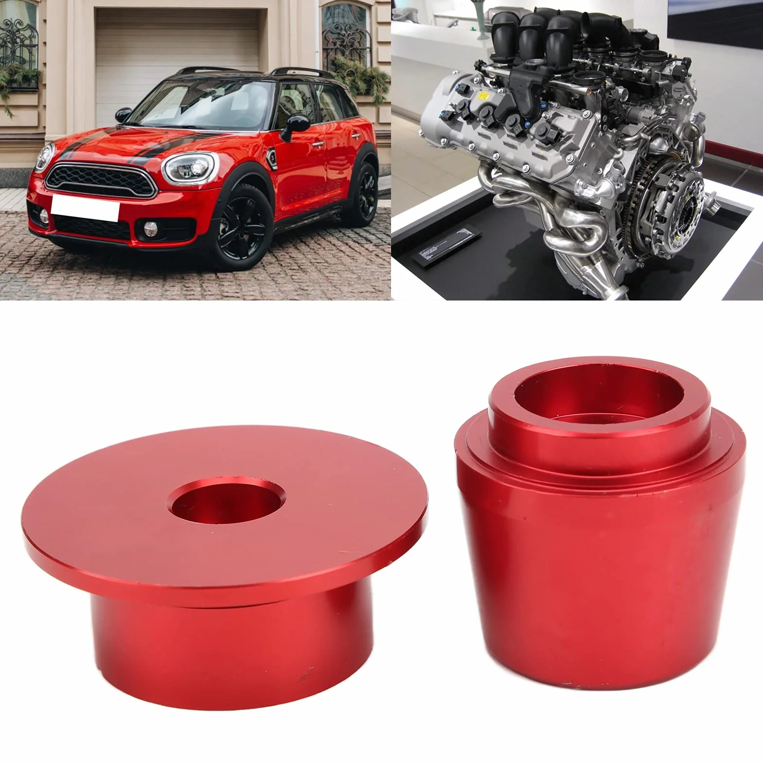 Herramienta de Alineación de la Cubierta del Cigüeñal Delantero de de Acero Rojo 2357900 Reemplazo 2 Series Mini Clubman Automóvil Reparación