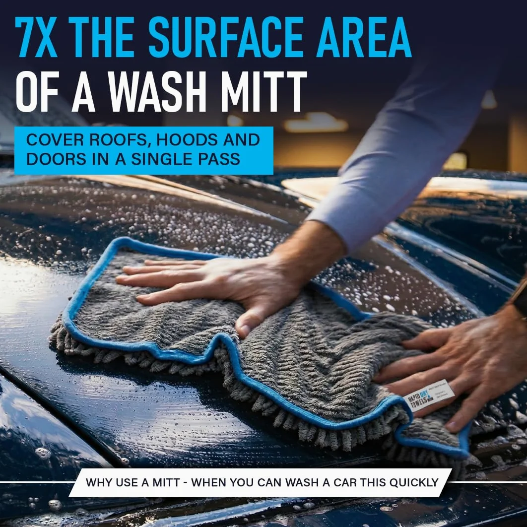 Rapid Dry Towels Mach 2 - Toalla de lavado de coche