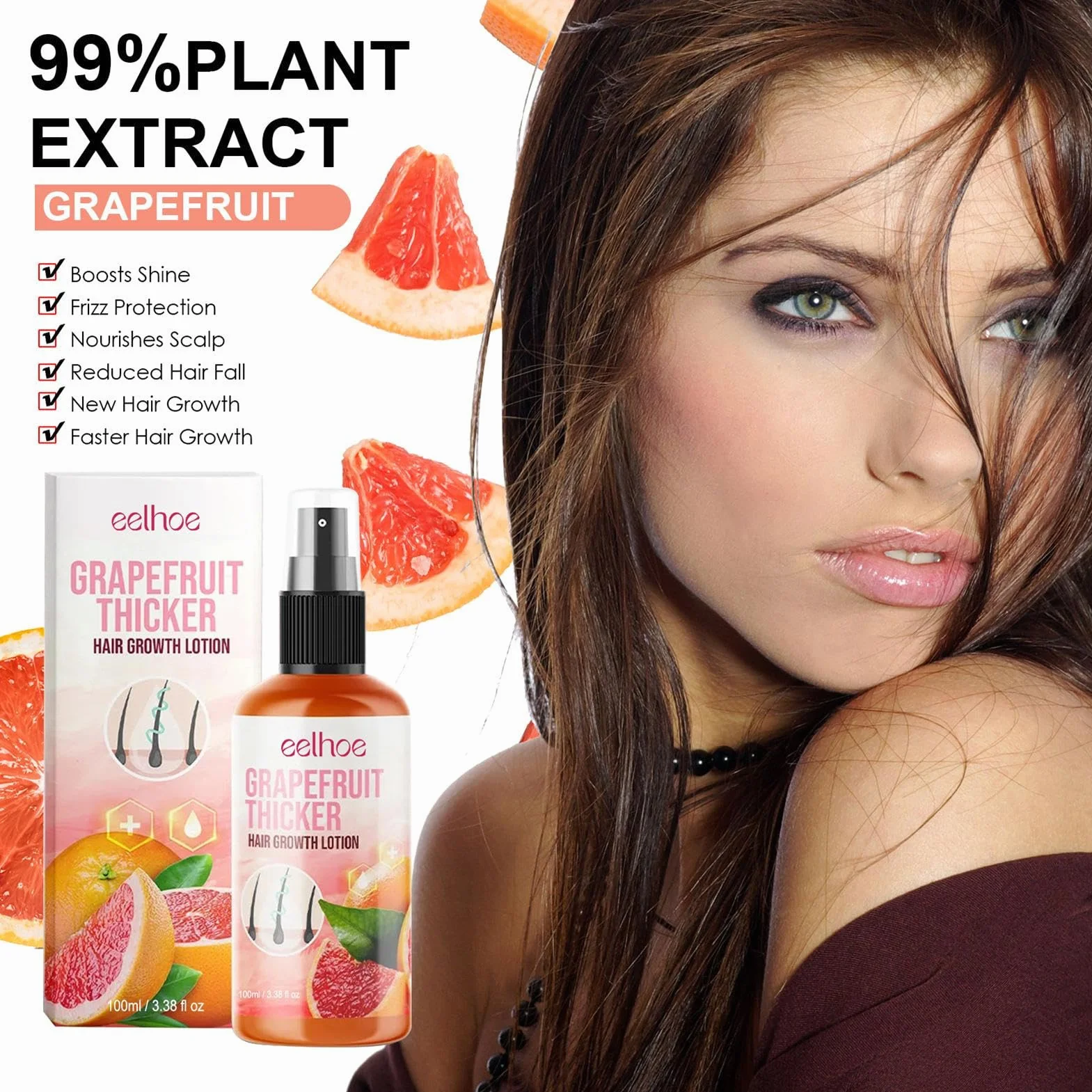 Zankie spray texturizante para el cabello volumen frutas naturales fragancia