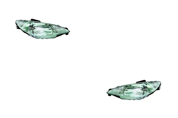 Johns, Faros halógenos aptos para Peugeot 206 CC 09/98 H4 Set L R