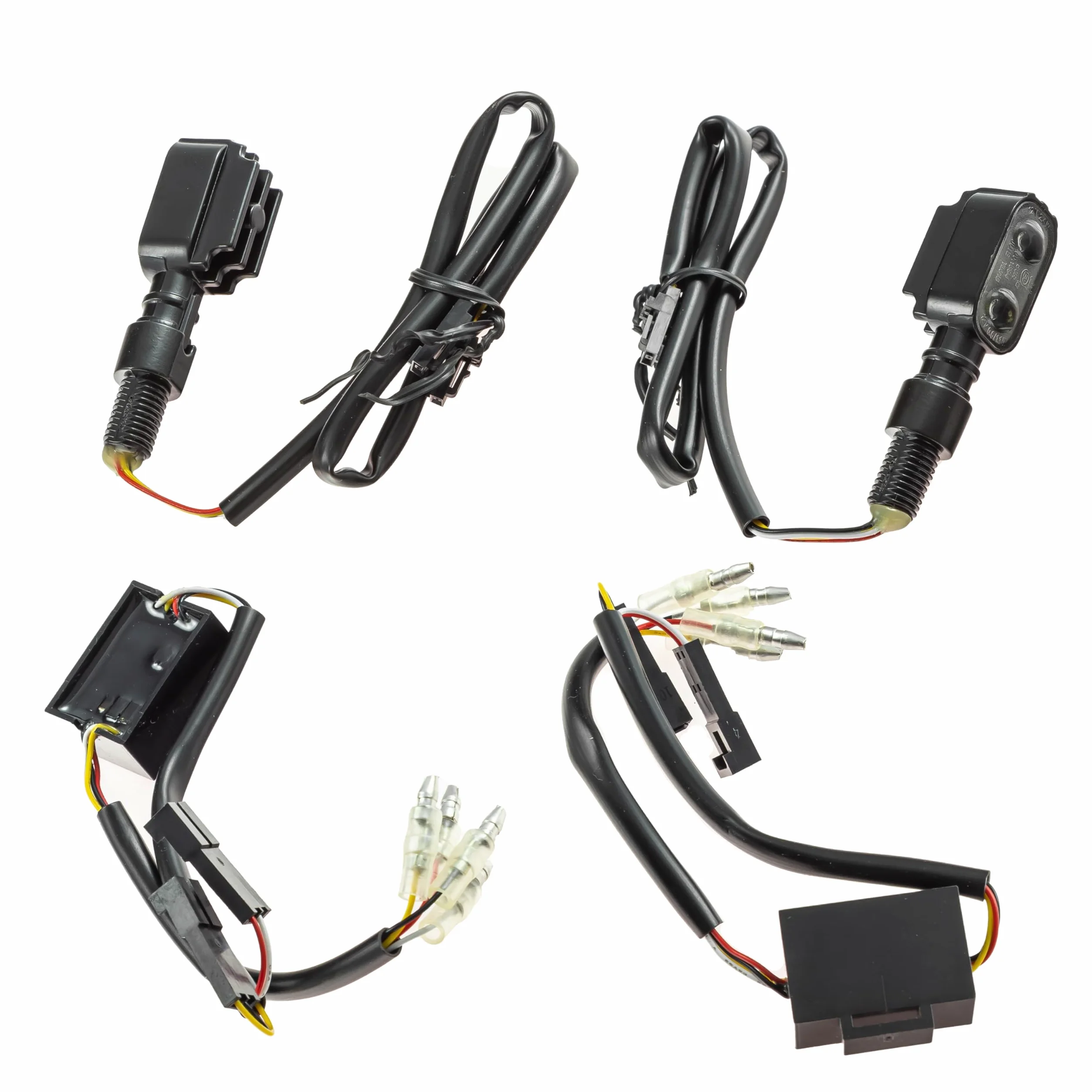 Universal motocicleta Power de LED de intermitente Fluted con luz trasera combinación tintadas M10 S de Geprüft