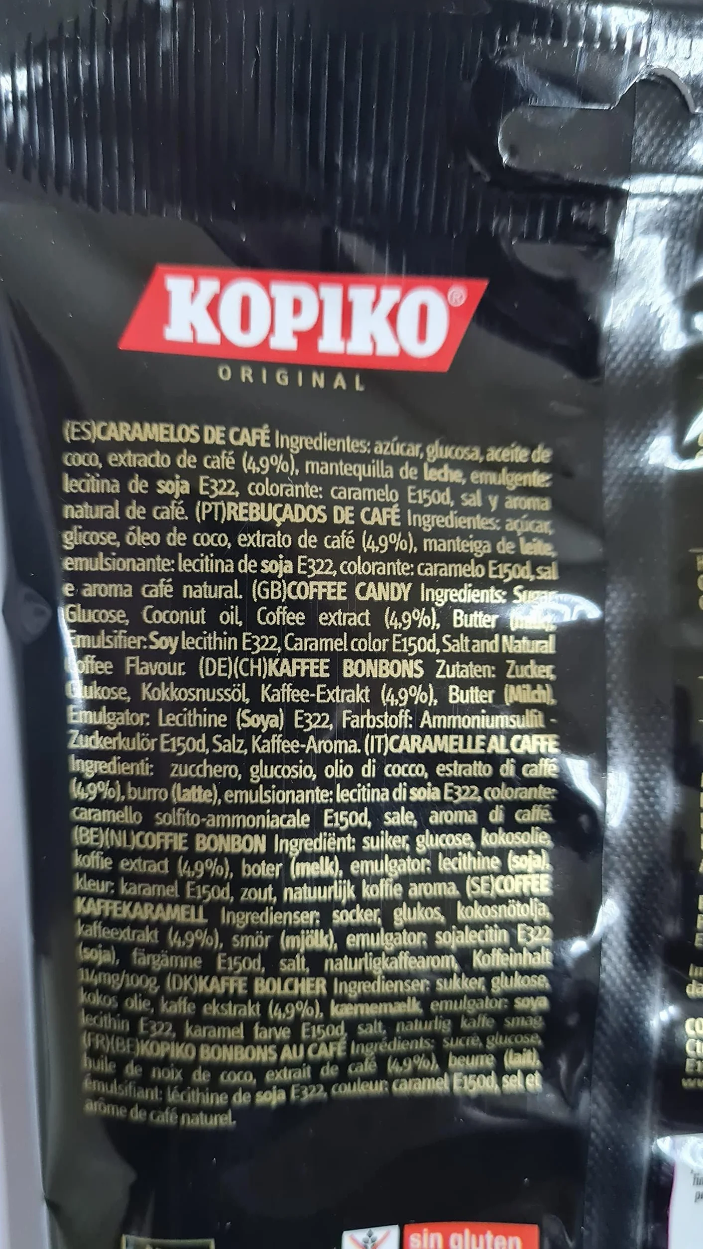 Kopiko Bomboncillos de café, 32 g, 10 unidades