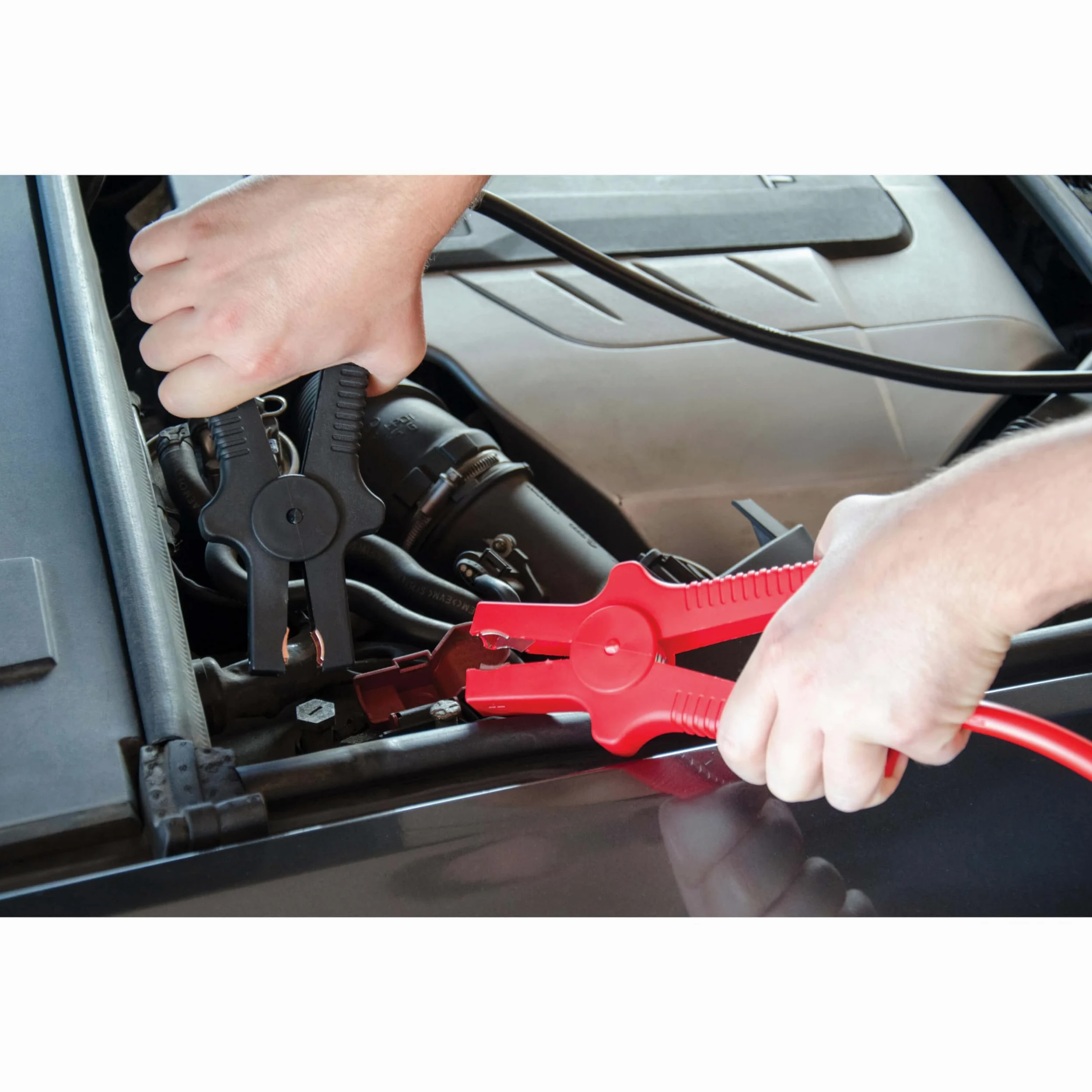 S SUMEX Cables de Arranque para Batería de Coche Pinzas de Batería en Bolsa para Guardar 350A 3,5 Metros 25 mm GS – Tüv