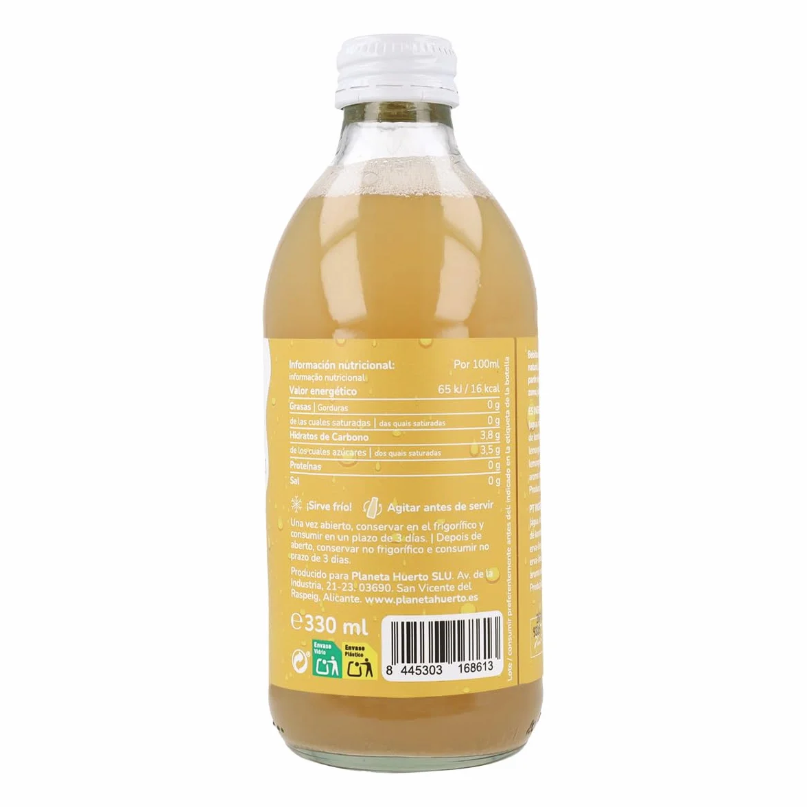 Pack 6x Kombucha ECO Jengibre y Lemongrass 330 ml