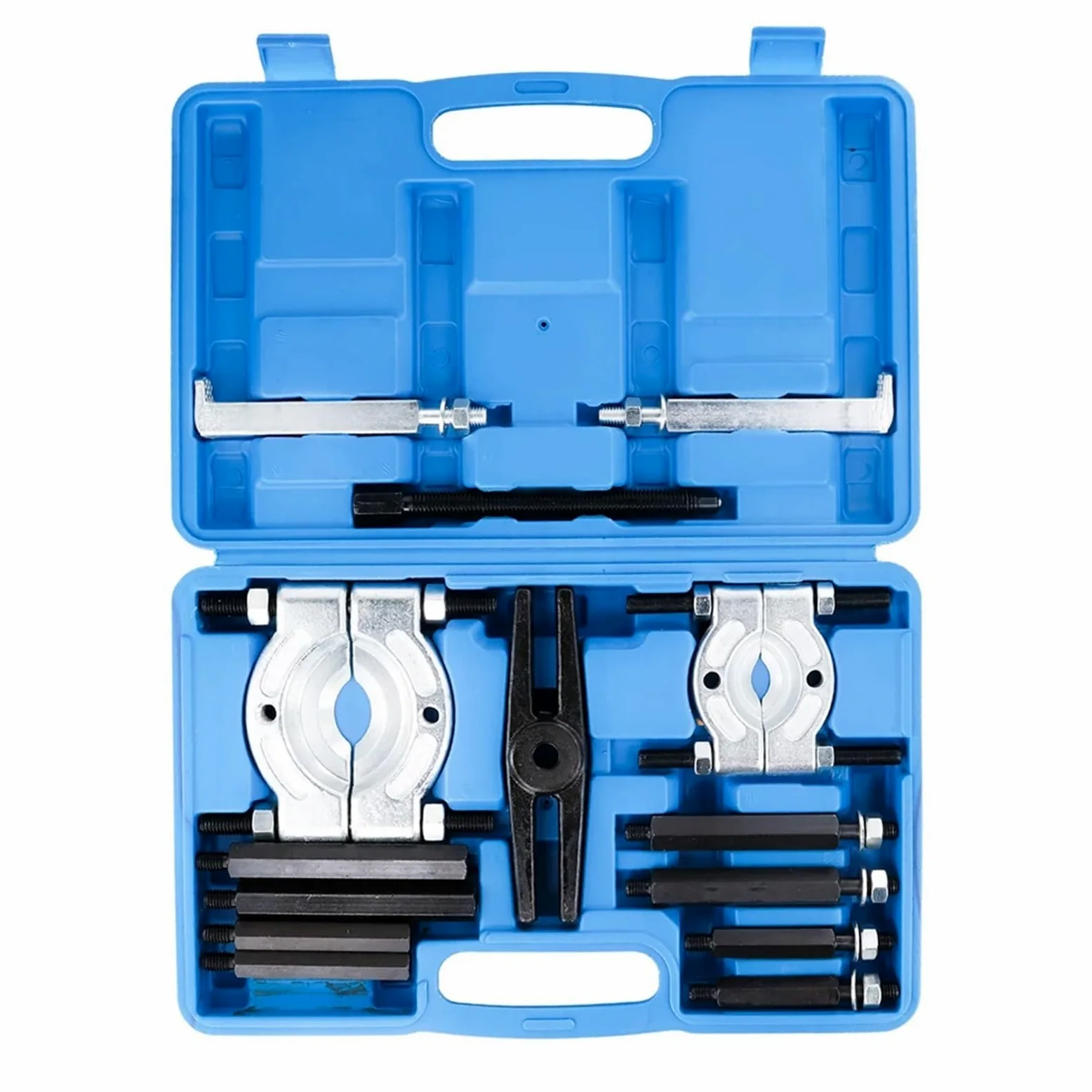 Extractor de Volante Motor Juego de Extractor de cojinetes de 14 Uds con mandíbulas de 2 y 3 Pulgadas, Kit de extracción de cojinetes de Eje de Rueda de piñón, Herramienta Magneto
