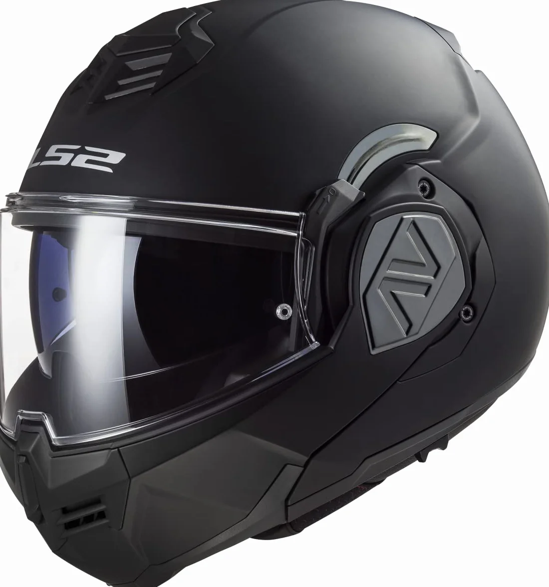 LS2, Casco Moto Modular ADVANT Solid Matt Black,
