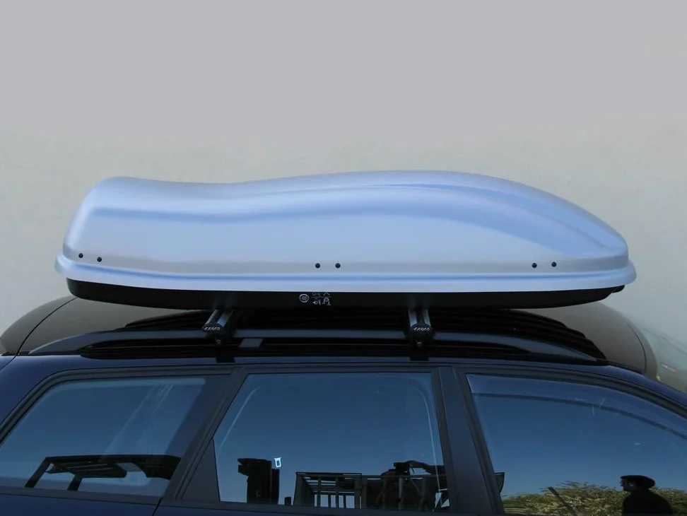 Farad Cofre de Techo Marlin 480L Gris Satinado - Doble Apertura Lateral, Homologación TÜV-GS, Garantía 5 años, Cerradura centralizada con Llave de Seguridad, Resistente a los Rayos UV