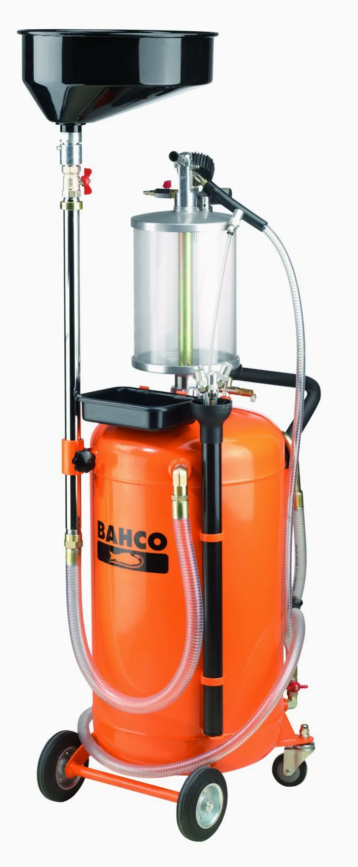 Bahco 42 Recogedora Aceite 60L Cámara, Standard, 1 Unidad (Paquete de 1), Color: Naranja y Negro