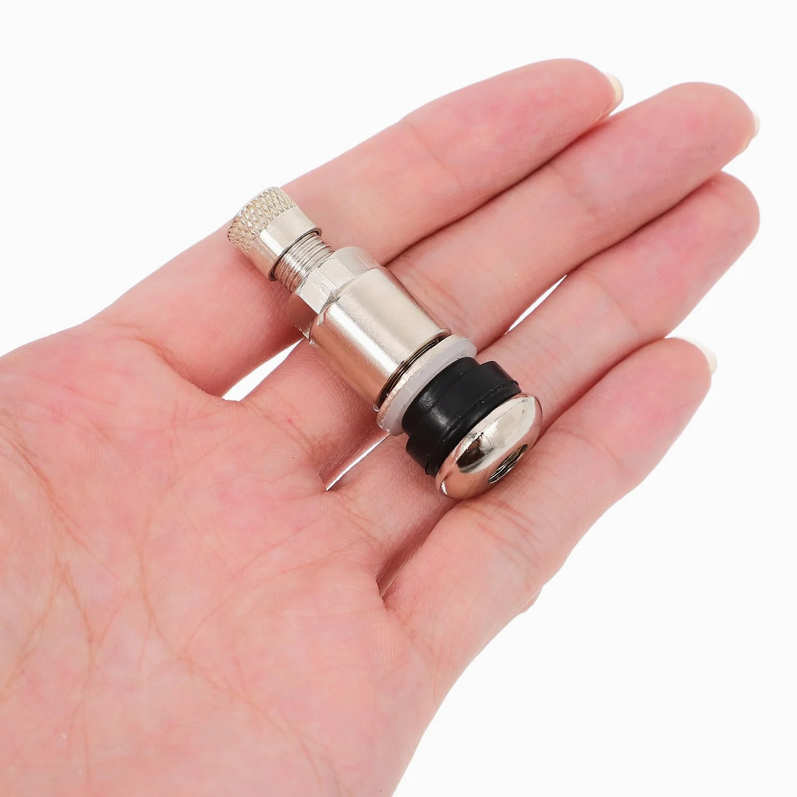 Generic 10 piezas Válvulas Metálicas de Tornillo para Neumáticos Resistentes y Seguras Compatibles con Coches y Camiones Reemplazo Duradero para Llantas Tubeless