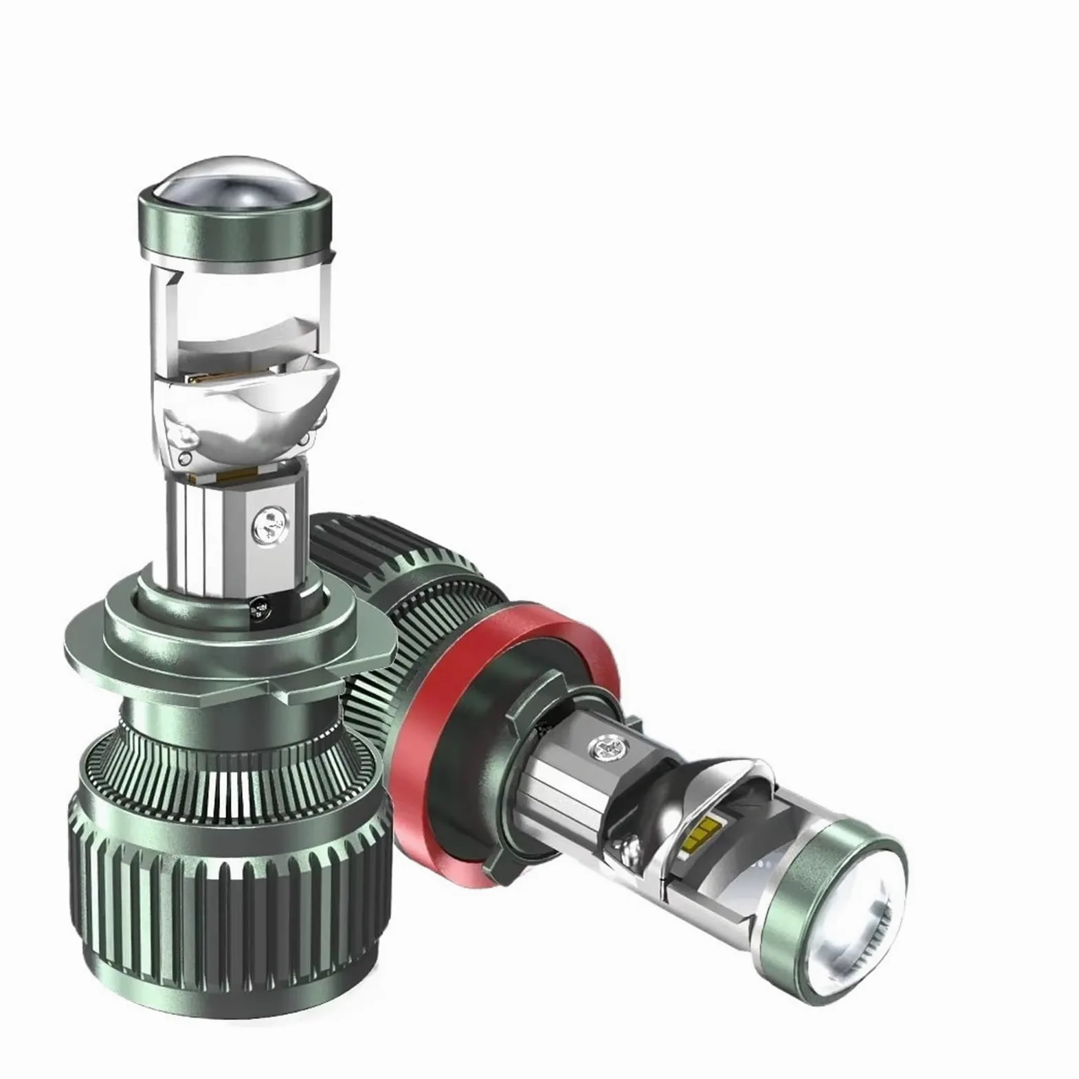 Faro Principal H11 H4 1000W CANBUS Bombillas De Lente Proyector LED Para Coche 1200000LM Faros 9005 9006 H7 6000K Blanco 12V 24V Faro Automático(9006/HB4)