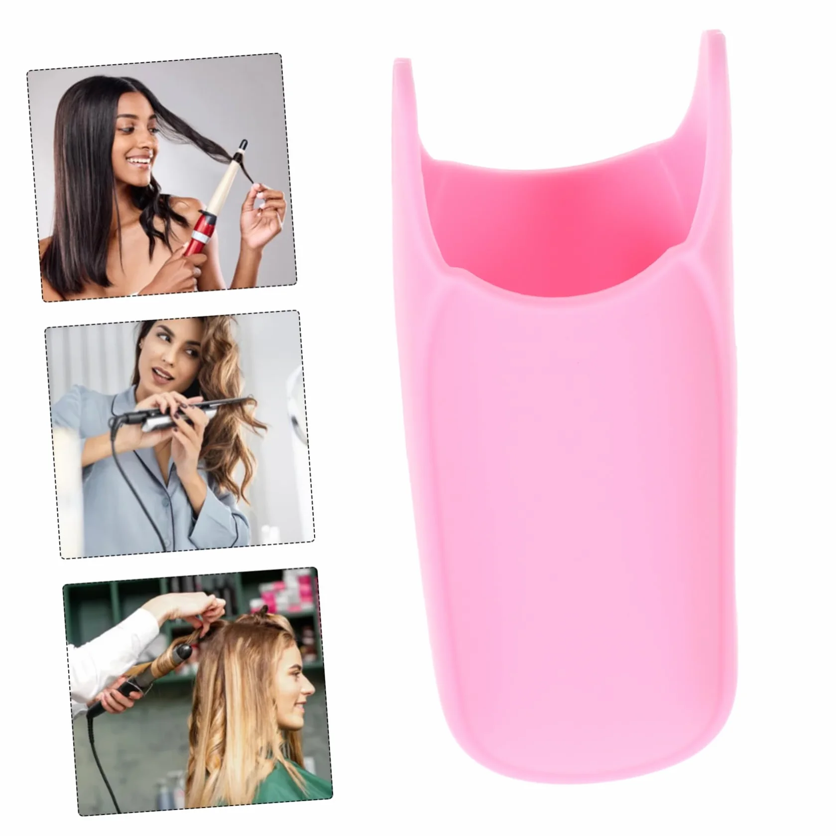 Funda de Silicona Resistente al Calor para Plancha y Rizador de Pelo Protectora