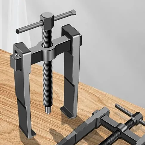 Kit de extractor de rodamientos de dos garras de acero de alto carbono, herramienta de extracción de rodamientos de rueda y engranajes de 6 pulgadas, extractor de rodamientos pequeños para rodamientos