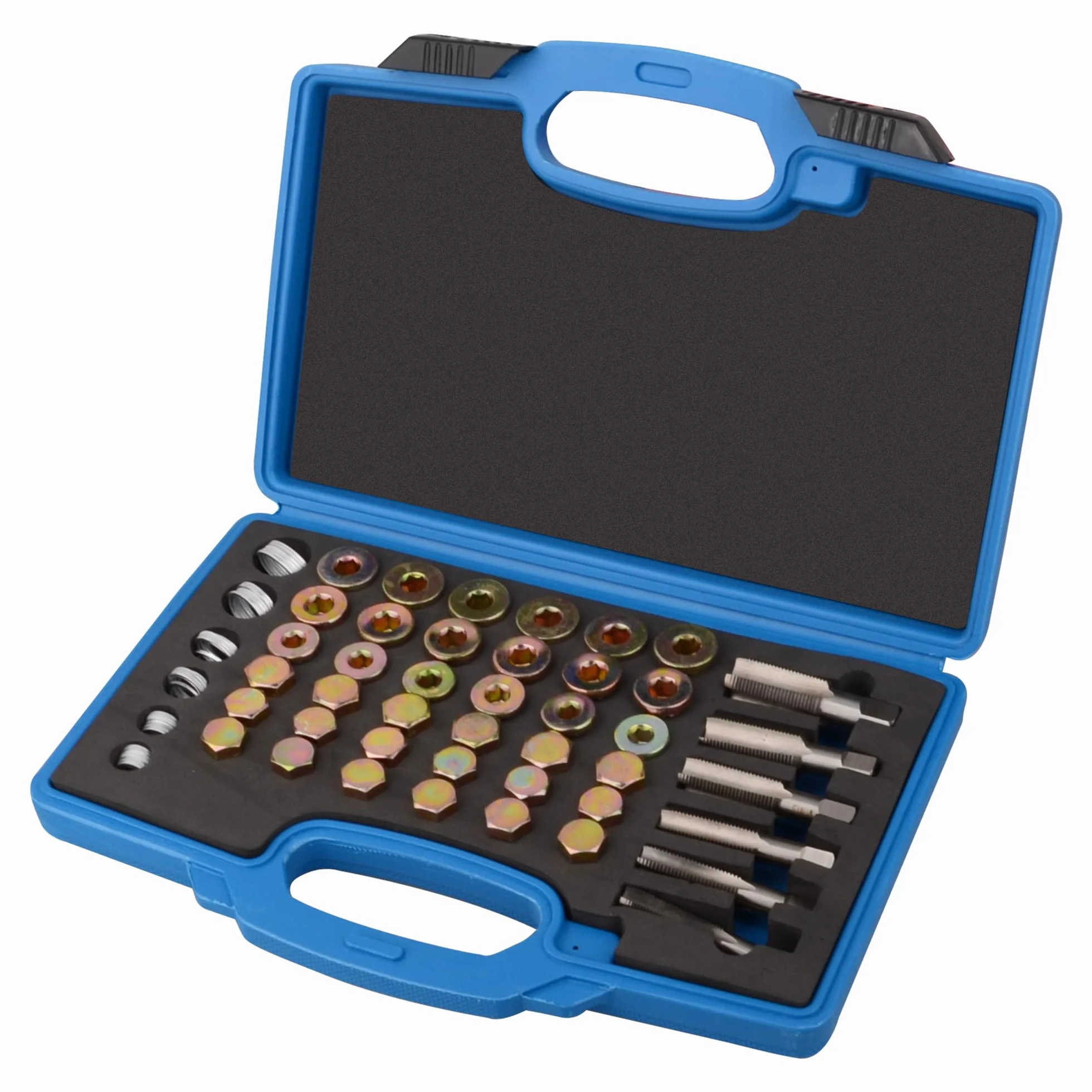 DAYUAN 114 piezas Kit de reparación de rosca para tanque de aceite con tornillos de drenaje M13 x 1,25 | M13 M15 M17 M20 M22 x 1,5