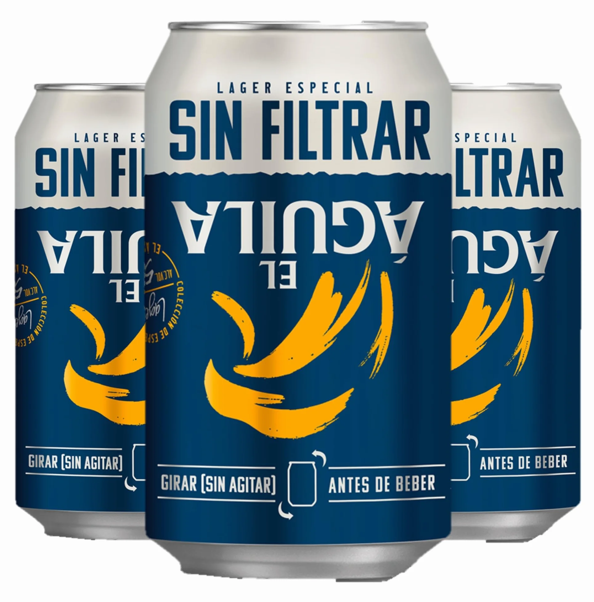 El Aguila Sin Filtrar Cerveza Lager Especial 12x33cl