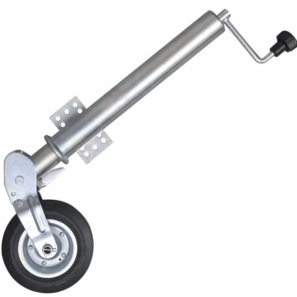 Jockey Rueda, 60mm Rueda Jockey de Remolque Plegable de Alta Resistencia, 400 kg de Carga