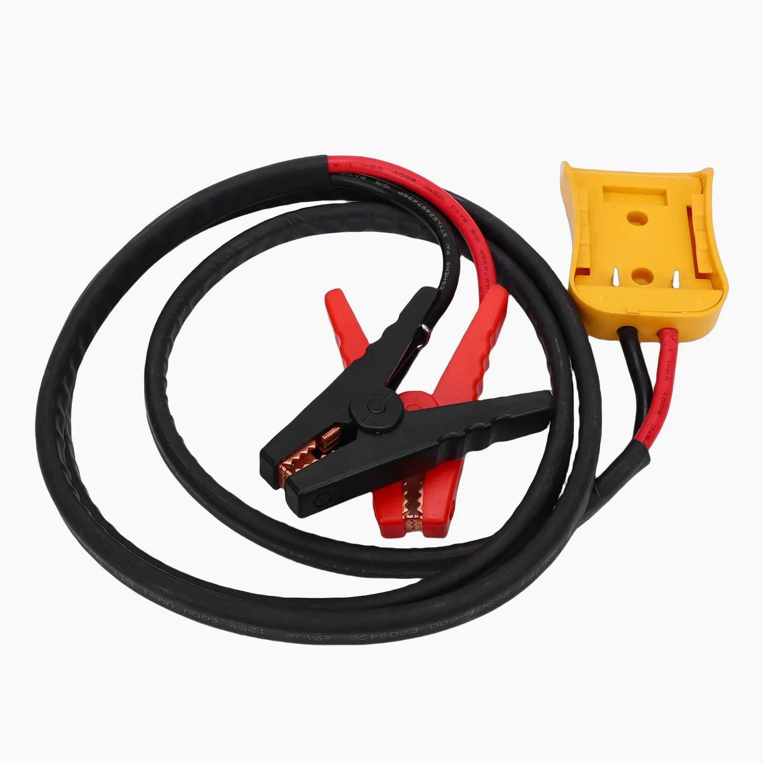 Akozon Cable de Arranque para Batería de Coche, Cable de Silicona 8AWG, de Arranque Automotriz a Prueba de Calor para SUV, Camiones Ligeros (5.9FT)