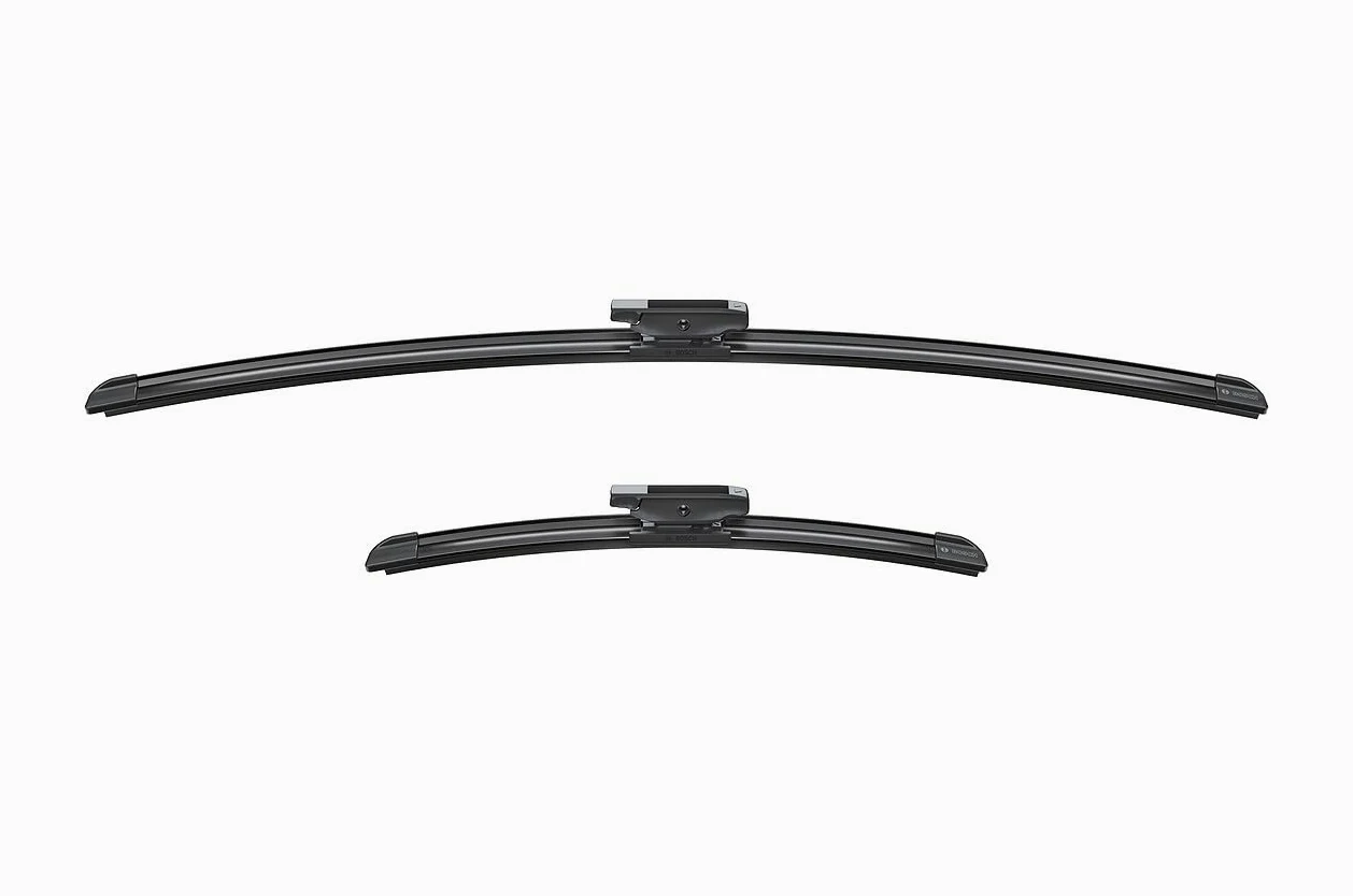 Escobilla limpiaparabrisas Bosch Aerotwin A869S, Longitud: 650mm/340mm − 1 juego para el parabrisas (frontal) - Válidas únicamente para vehículos con volante a la derecha (UK)